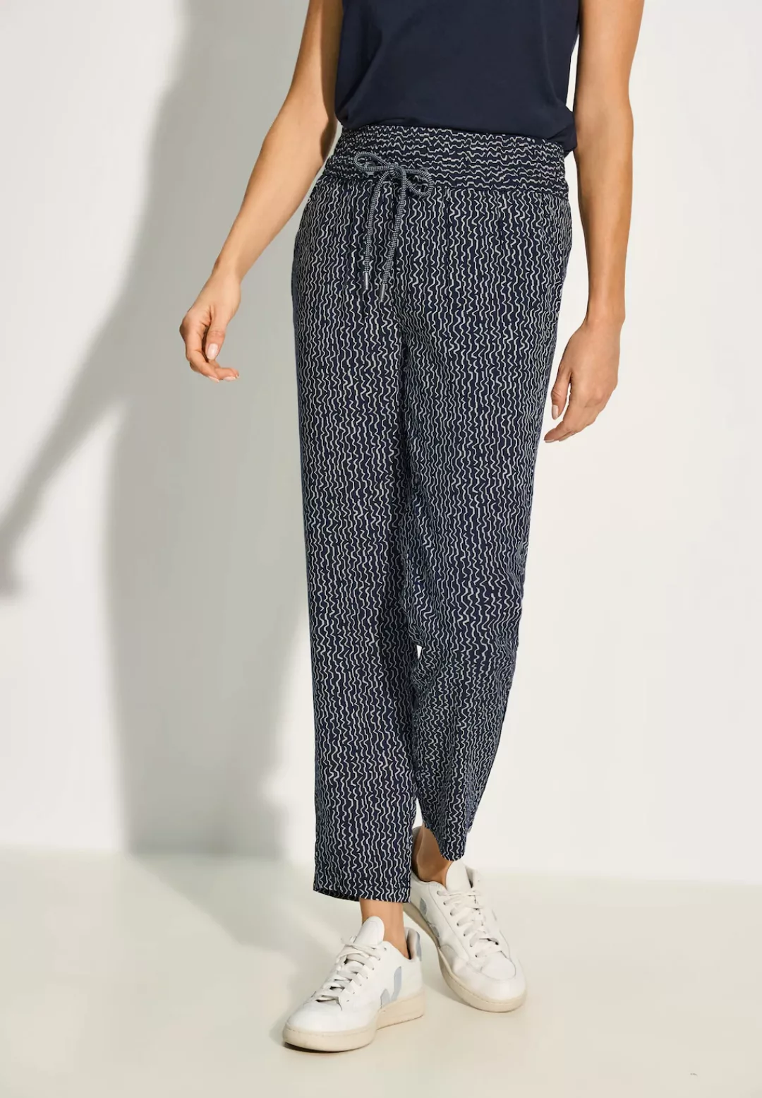 Cecil Jogger Pants "CHELSEA", mit All-Over Print günstig online kaufen