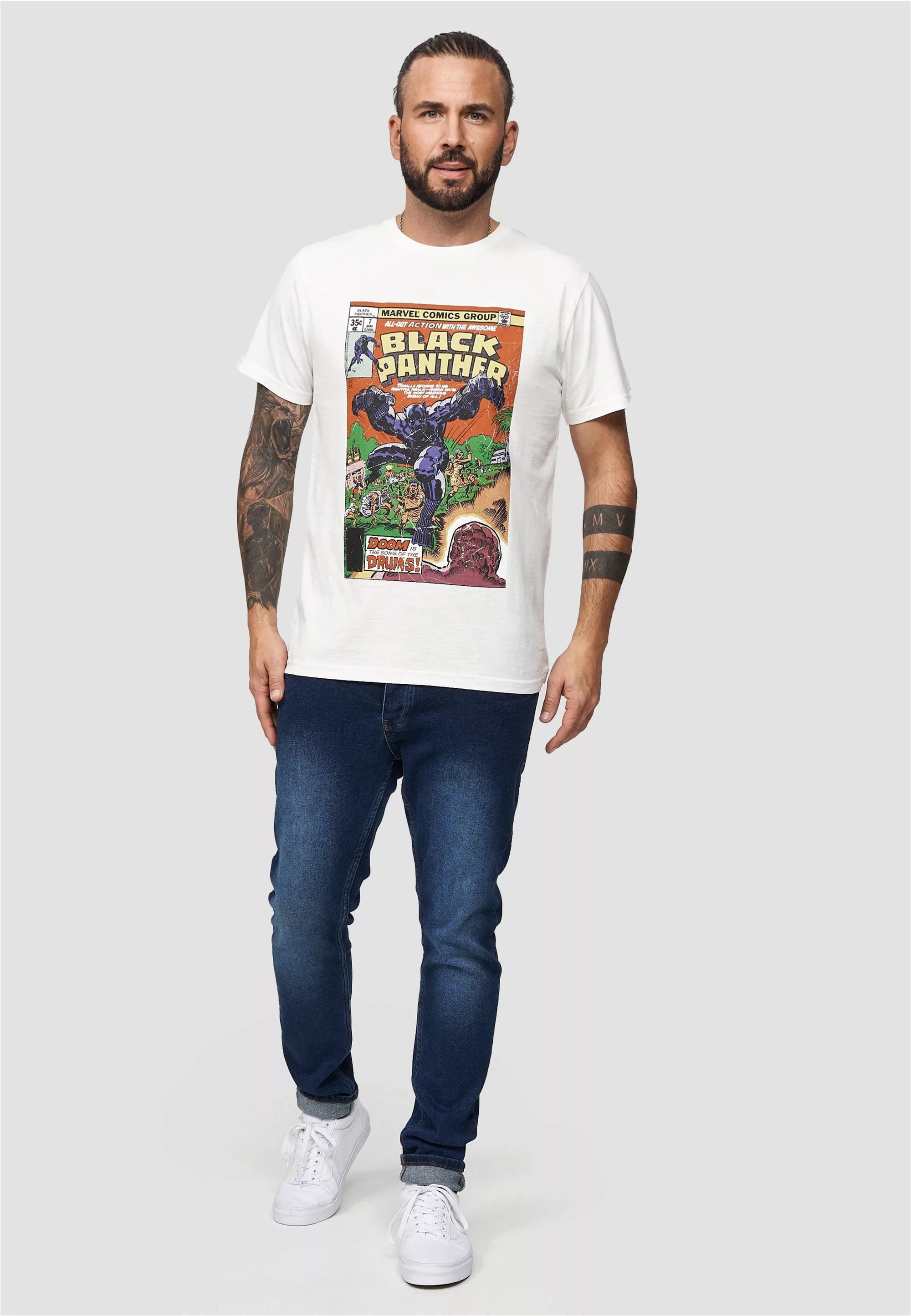 Recovered T-Shirt "Marvel Black Panther", im zeitlosen Design günstig online kaufen