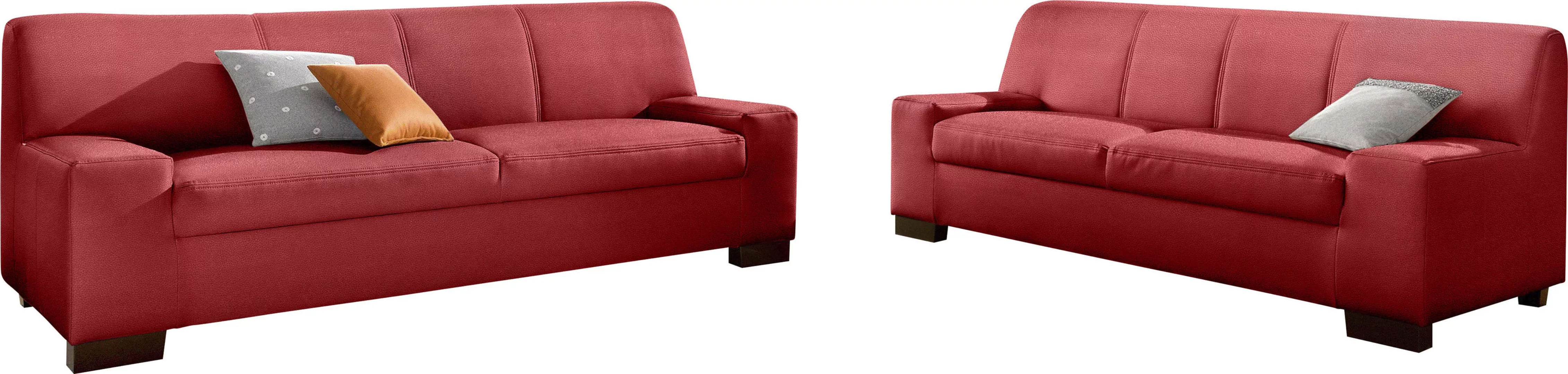 DOMO collection Polstergarnitur "Norma", (Set, 2 tlg.), bestehend aus je ei günstig online kaufen
