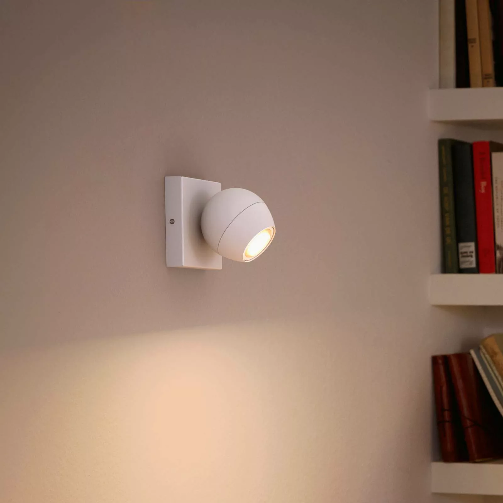 Philips Hue Buckram LED-Spot in Weiß Dimmschalter günstig online kaufen