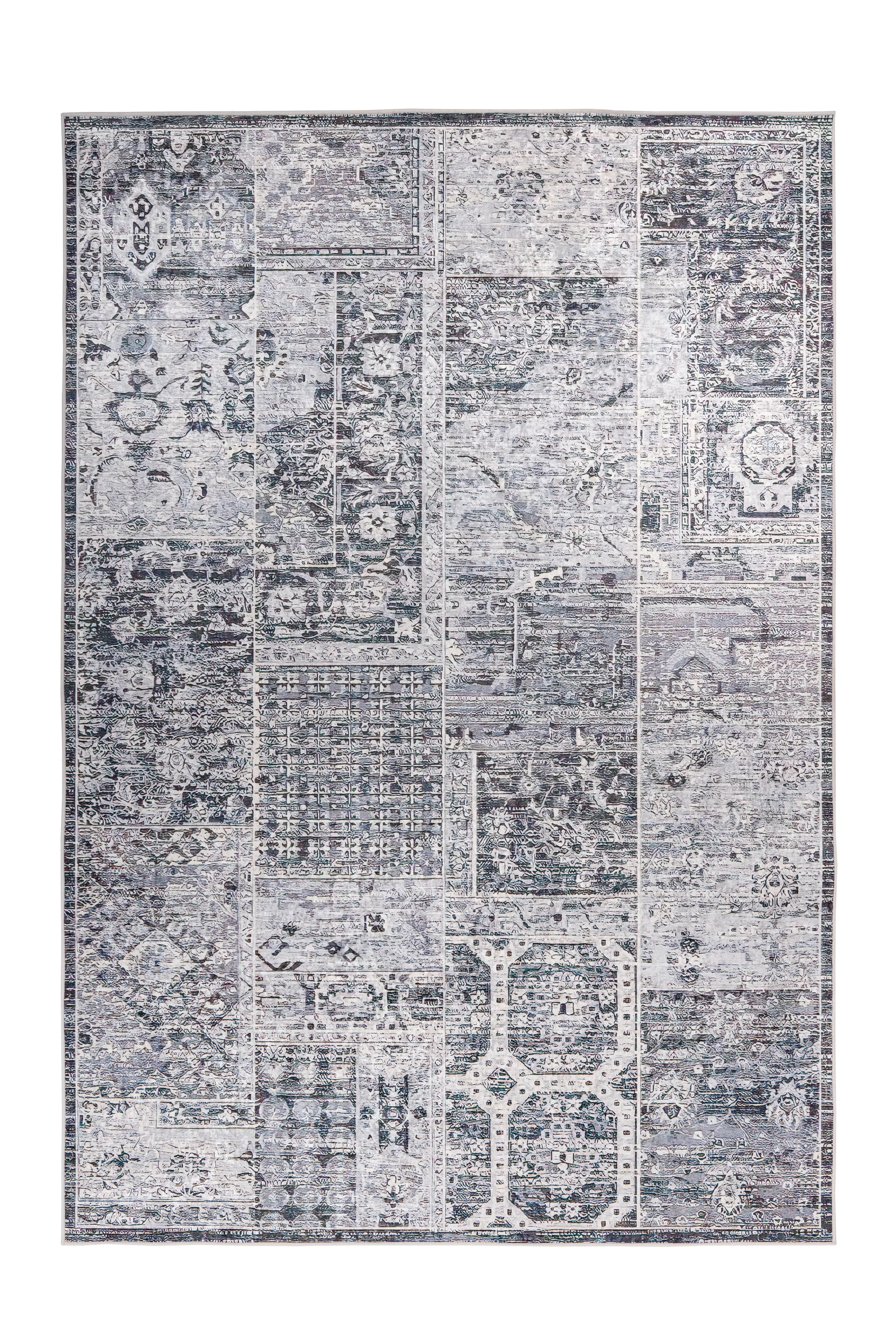 Padiro Vintage-teppich Rhodin 1225 Grau 120cm X 170cm günstig online kaufen