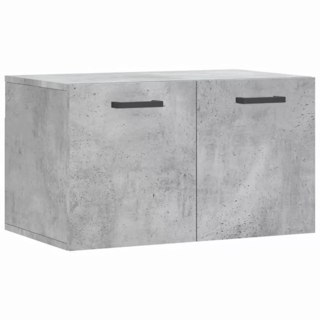 vidaXL Hängeschrank Wandschrank Betongrau 60x36,5x35 cm Holzwerkstoff (1-St günstig online kaufen