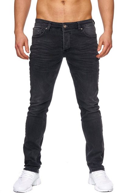 Elara Slim-fit-Jeans Elara Herren Jeans Slim Fit Hose Denim Stretch (1-tlg) günstig online kaufen