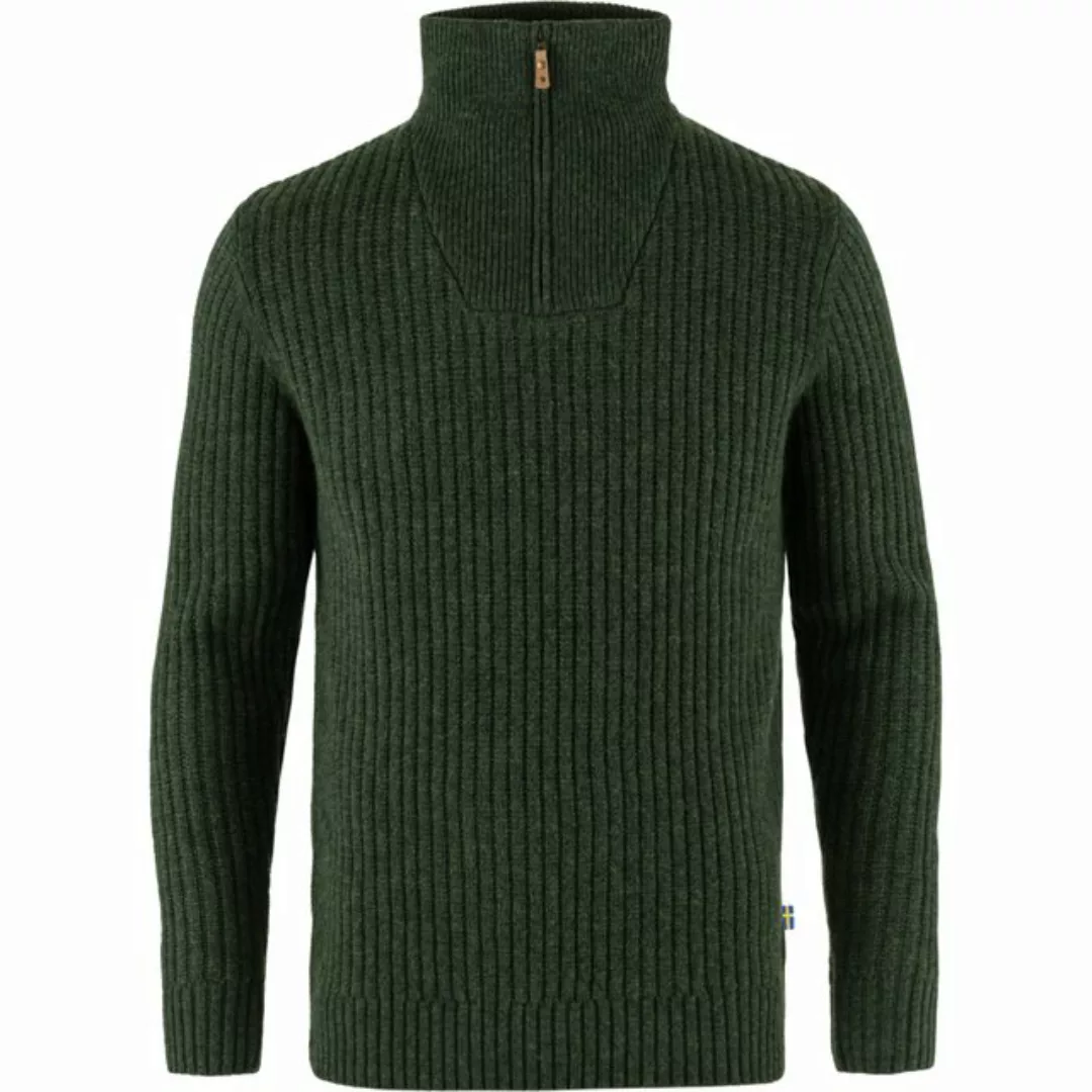 Fjällräven Wollpullover Fjäll Räven Herren Övik Half Zip Knit günstig online kaufen