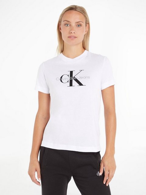 Calvin Klein Jeans Rundhalsshirt CORE MONOGRAM REGULAR TEE (1-tlg) mit Calv günstig online kaufen