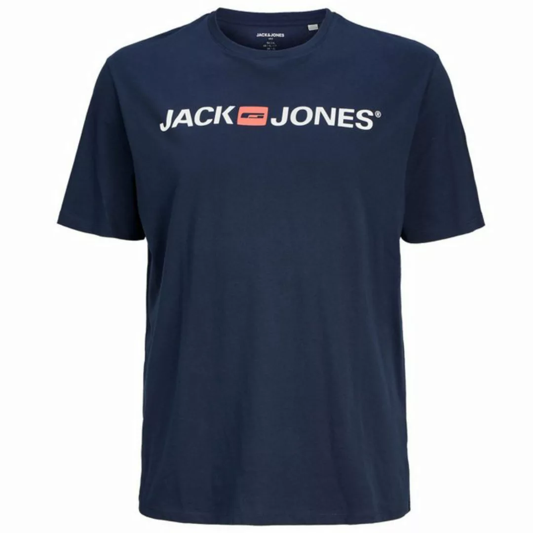 Jack & Jones Herren Rundhals T-Shirt JJECORP LOGO - Slim Fit Plussize günstig online kaufen