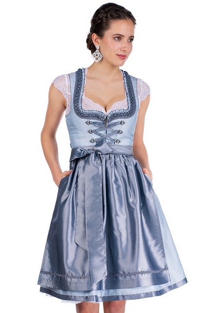 MarJo Dirndl Midi Dirndl 2tlg. - KATHI - wasserblau light günstig online kaufen