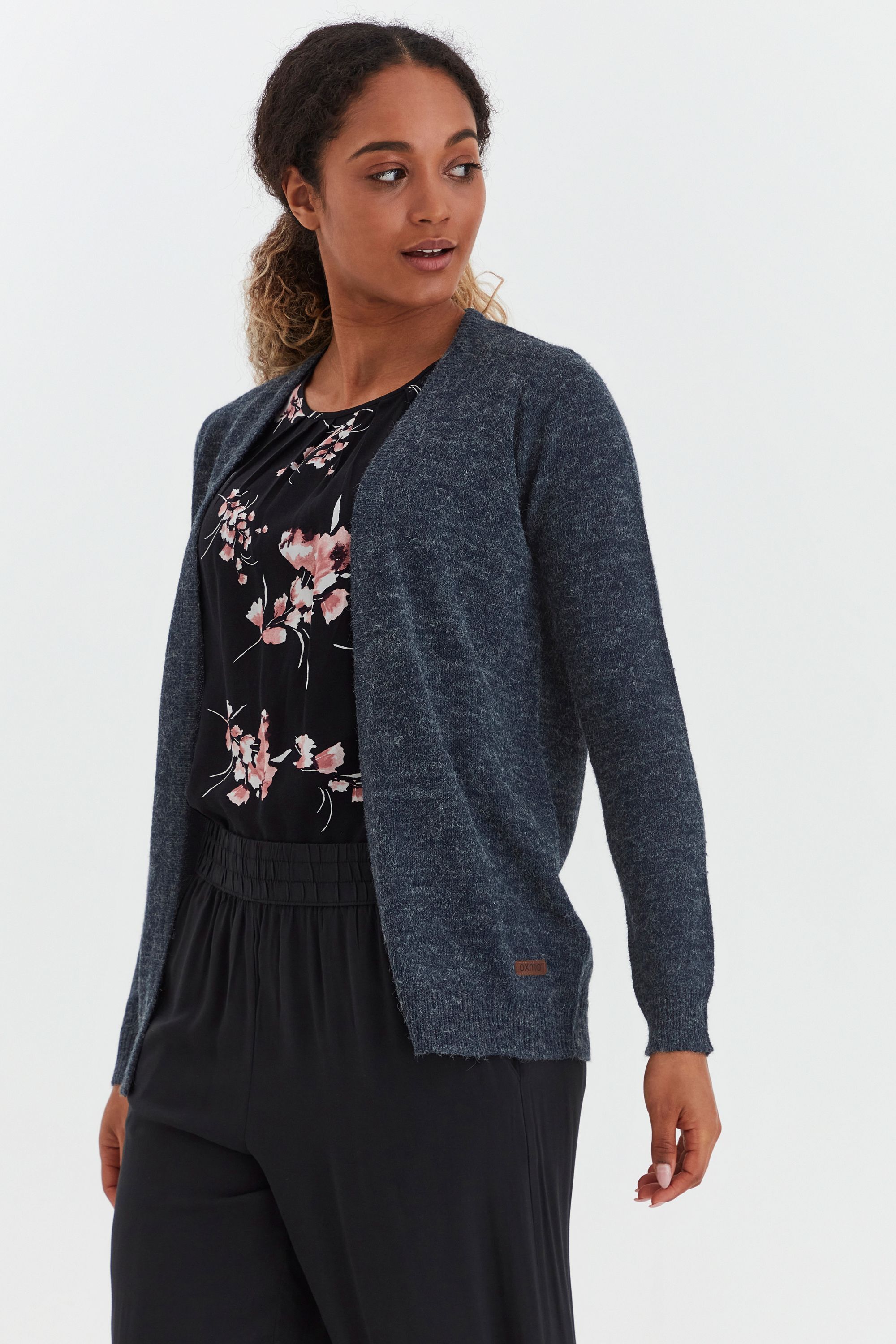 OXMO Strickjacke OXNena Strickjacke offen geschnitten günstig online kaufen