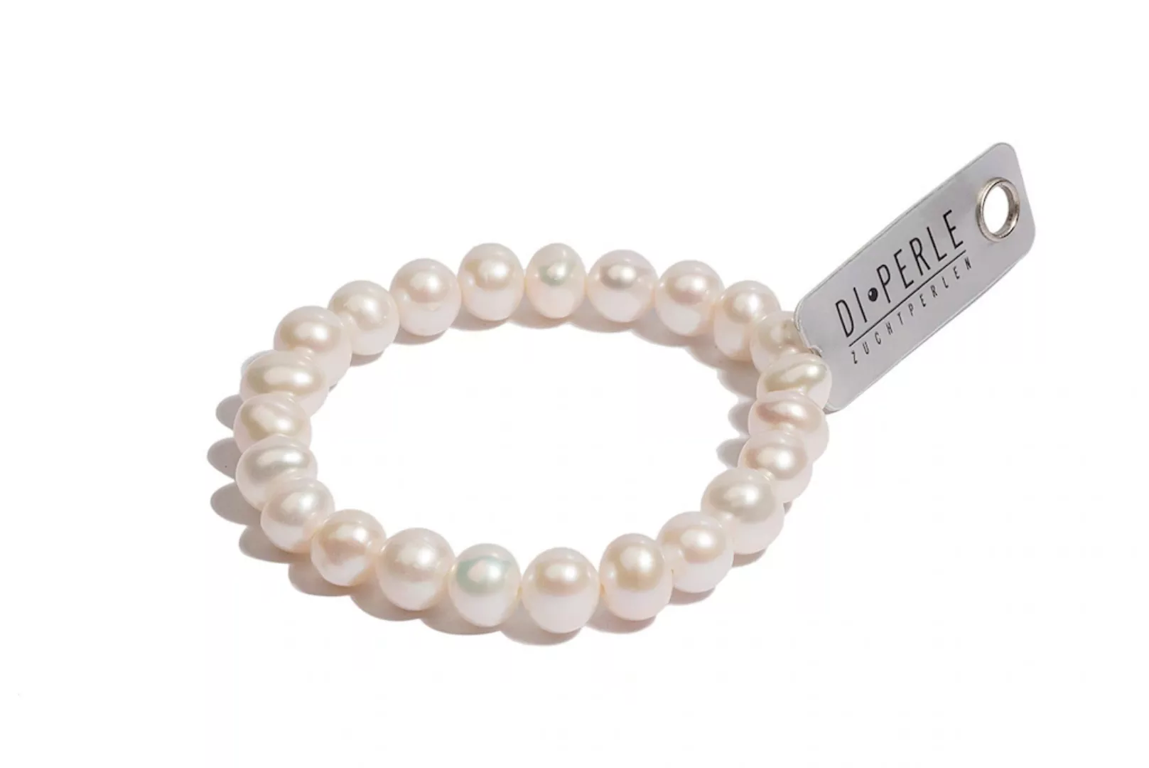 DI PERLE Perlenarmband "Damen Perlenschmuck Süsswasser Perlen Armband (19 c günstig online kaufen