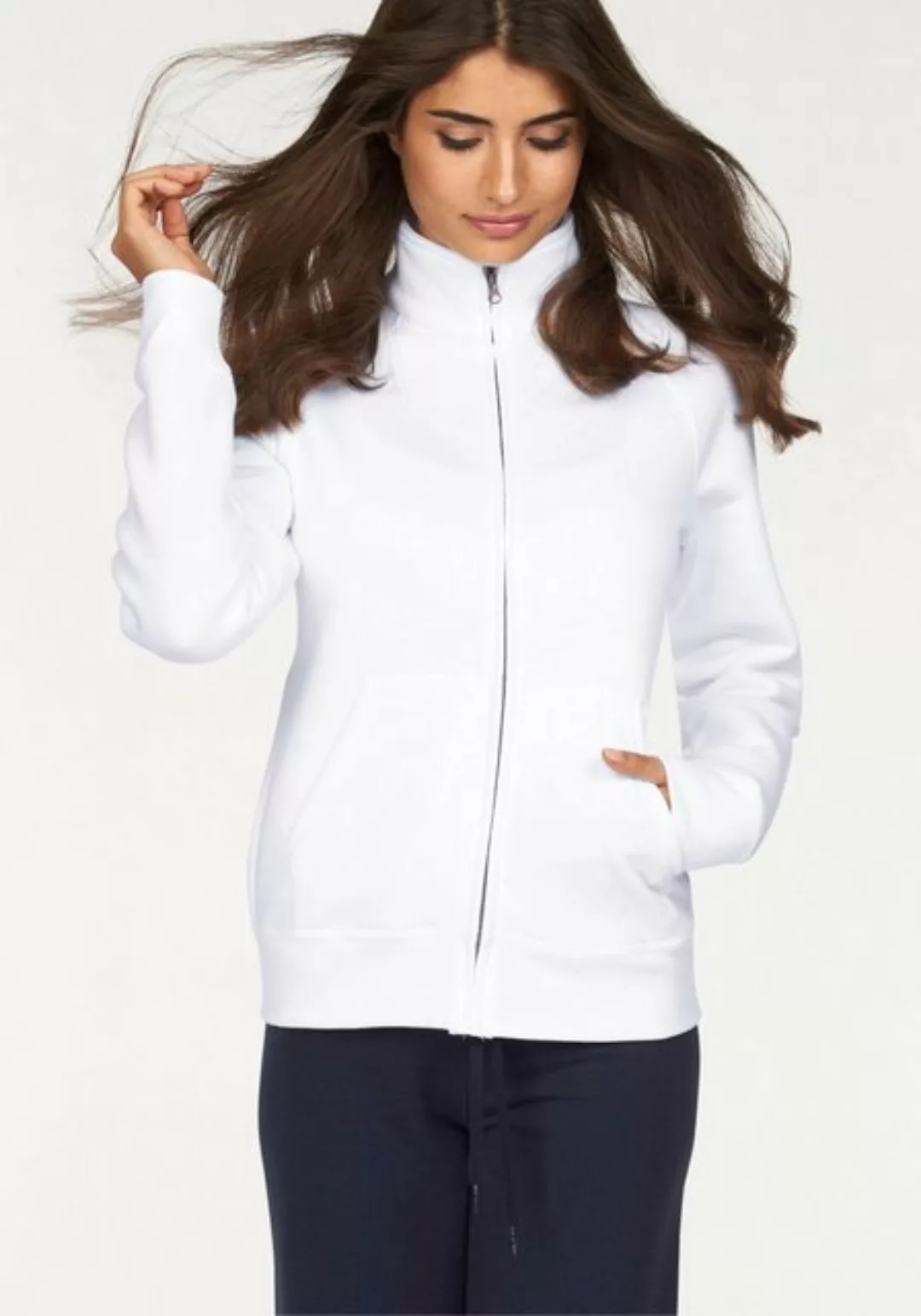 Fruit of the Loom Sweatshirt Lady-Fit Premium Sweat Jacket günstig online kaufen