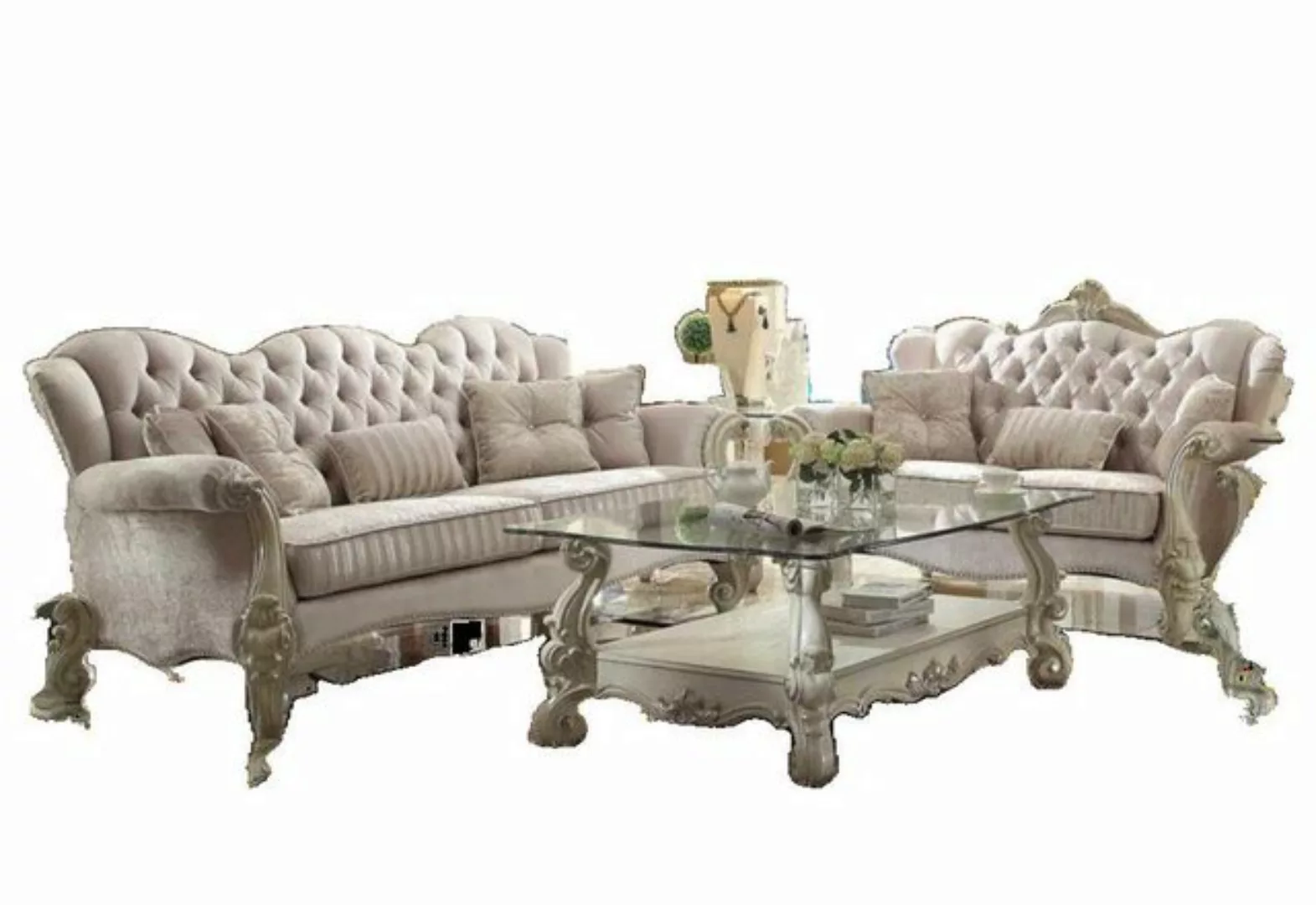 JVmoebel Sofa Klassische Chesterfield Sofagarnitur 3+2+1 Sitz Set Design So günstig online kaufen