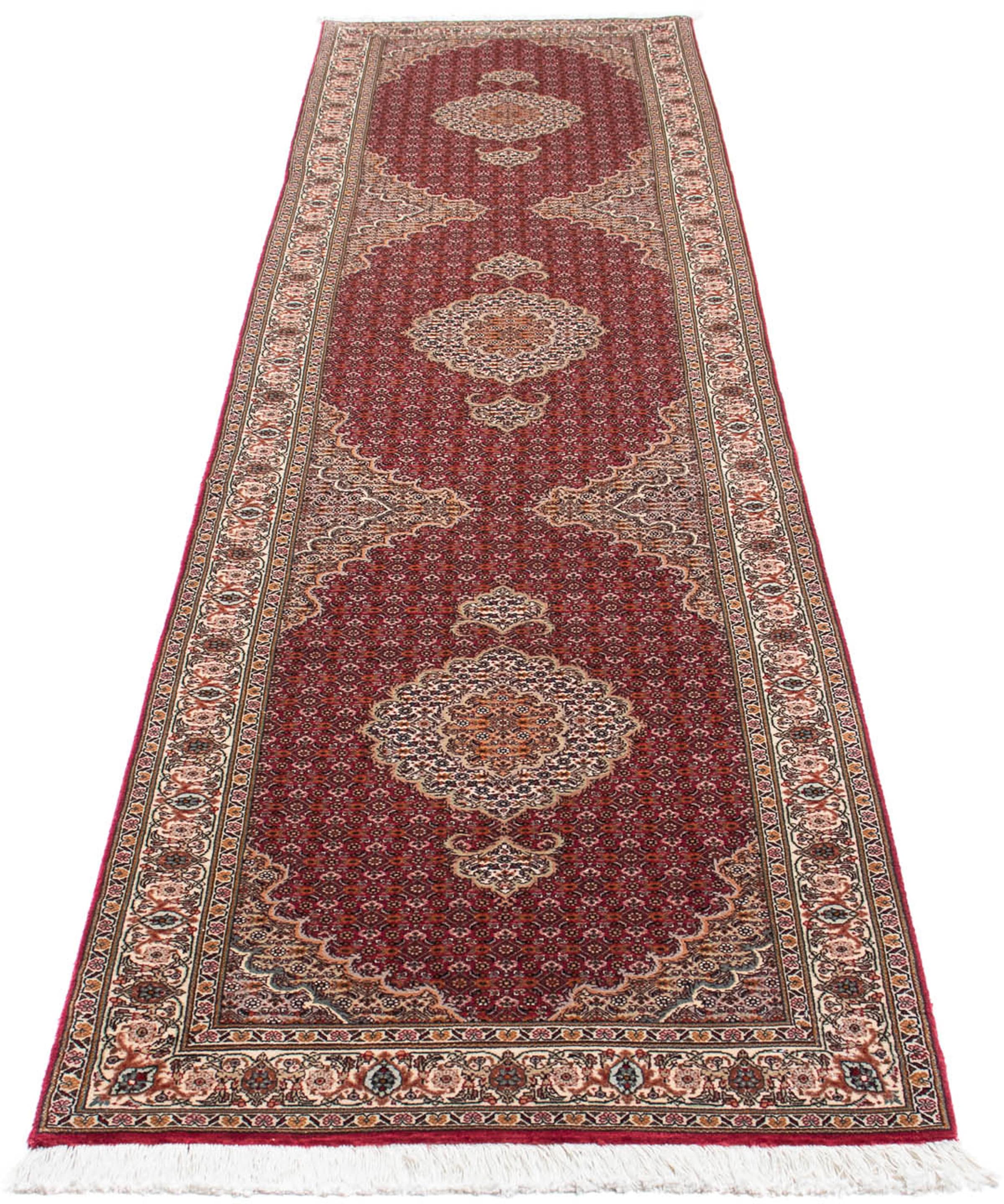 morgenland Orientteppich »Perser - Täbriz - 351 x 83 cm - dunkelrot«, recht günstig online kaufen