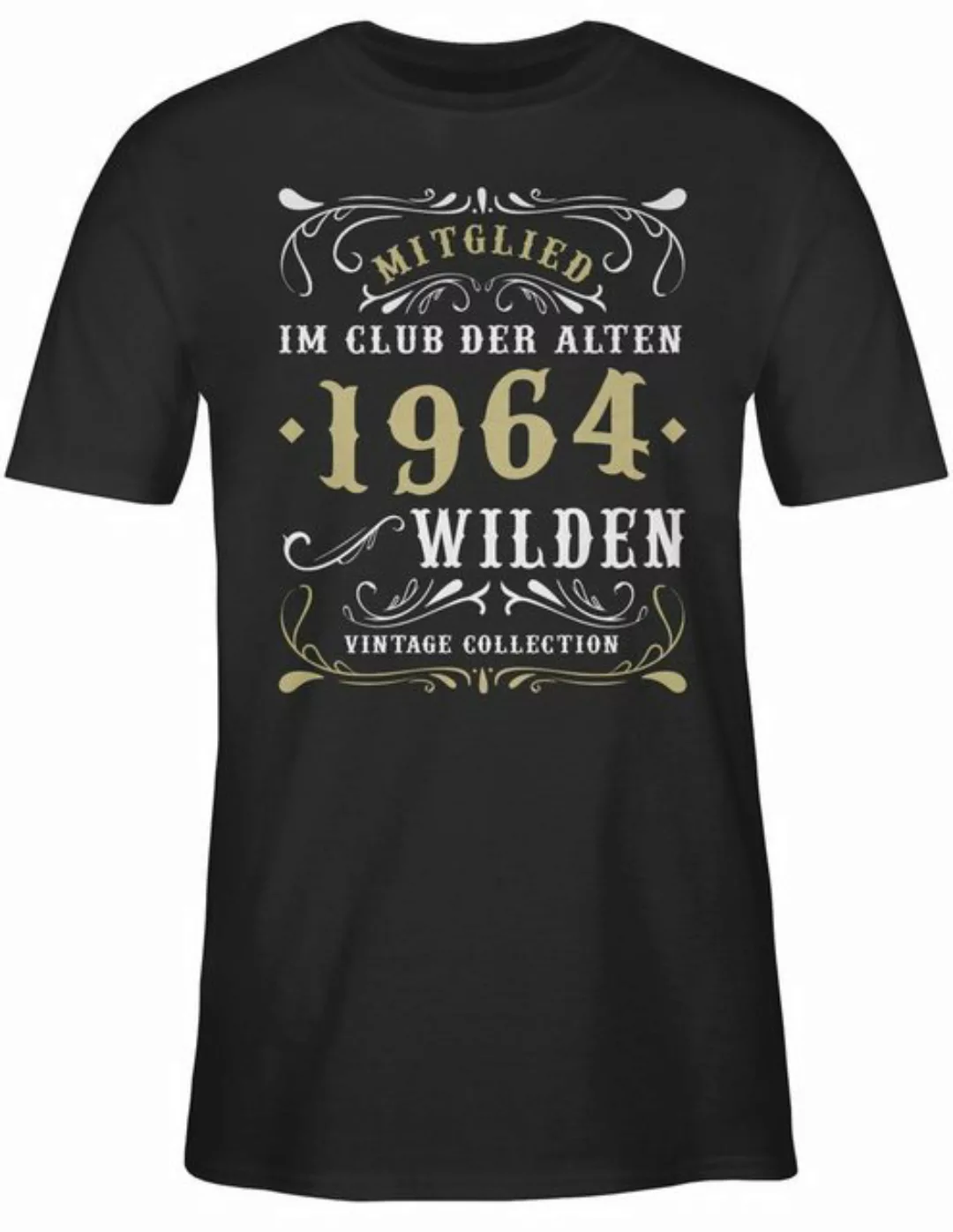 Shirtracer T-Shirt Mitglied im Club der alten Wilden 1964 60. Geburtstag günstig online kaufen