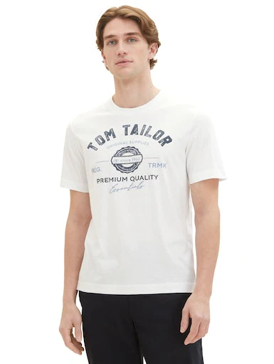 TOM TAILOR T-Shirt, mit großem Logofrontprint günstig online kaufen