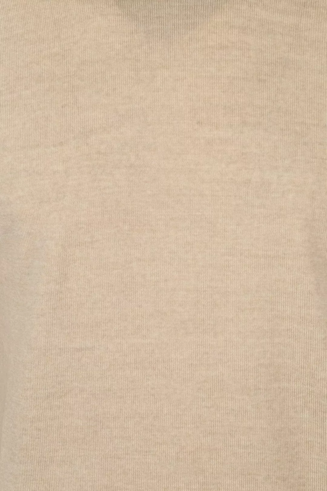Merino Pullover mit Rundhalsausschnitt in Beige - Größe 3XL günstig online kaufen