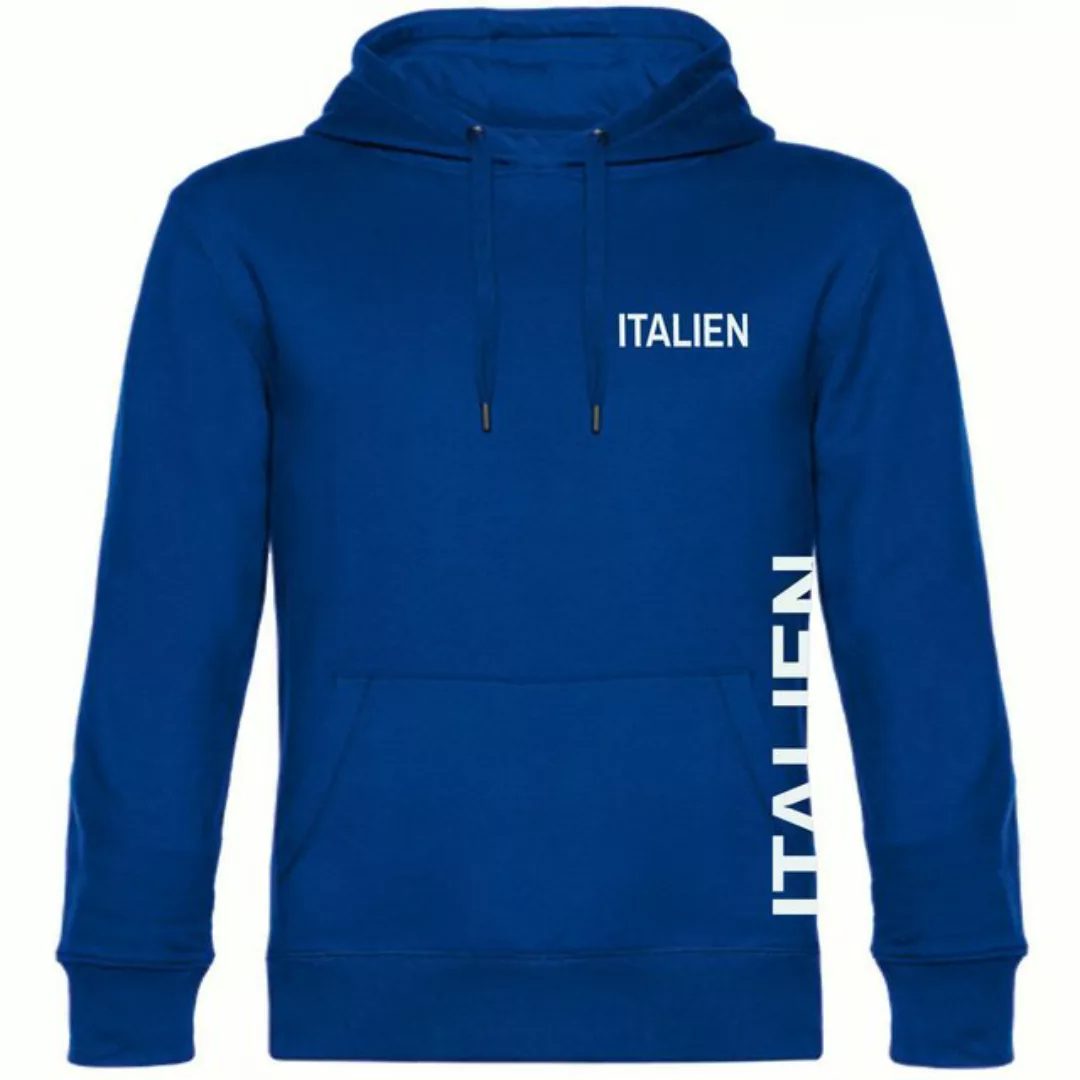 multifanshop Kapuzensweatshirt Italien - Brust & Seite - Pullover günstig online kaufen
