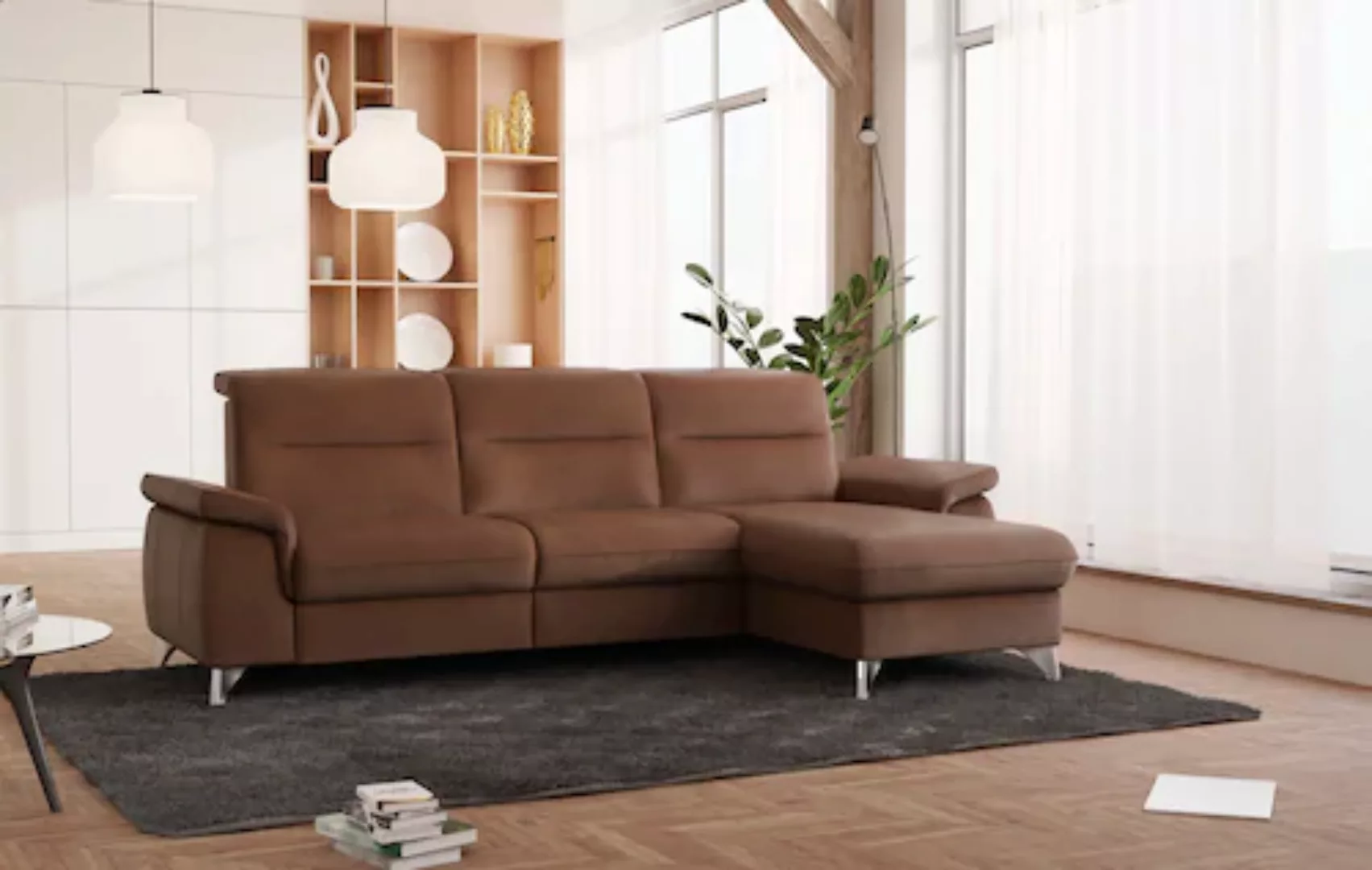 sit&more Ecksofa Astoria L-Form, wahlweise mit motorischer Relaxfunktion günstig online kaufen