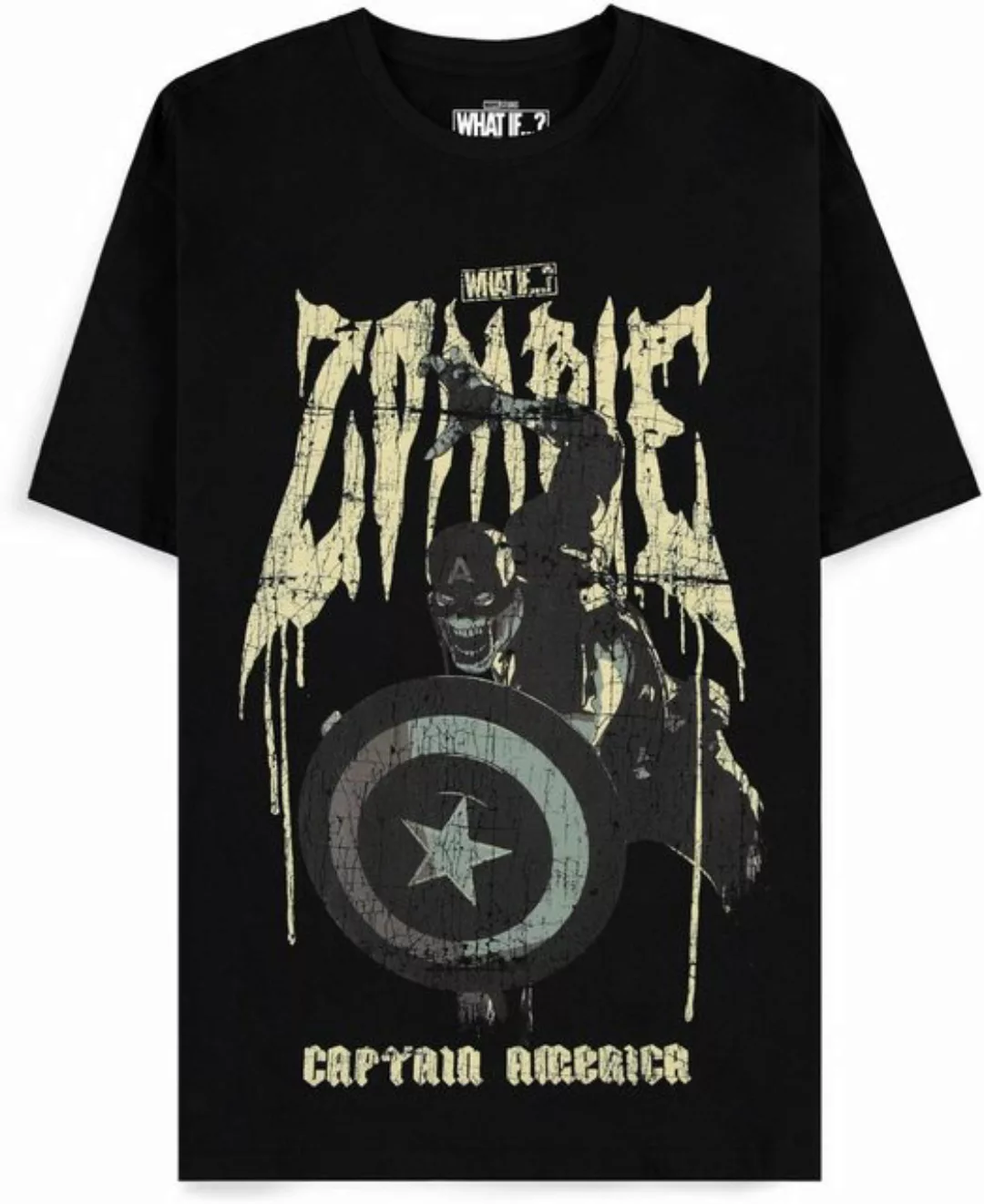 Captain America T-Shirt Captain America - Zombified Men's Short Sleeved T-s günstig online kaufen