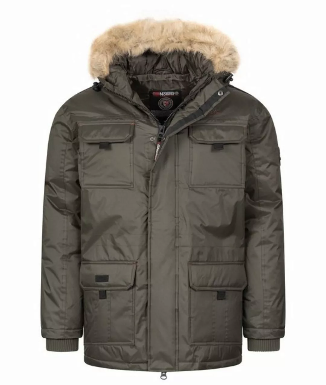 Geographical Norway Winterjacke Herren Winterjacke mit Kapuze Kunfestellkra günstig online kaufen