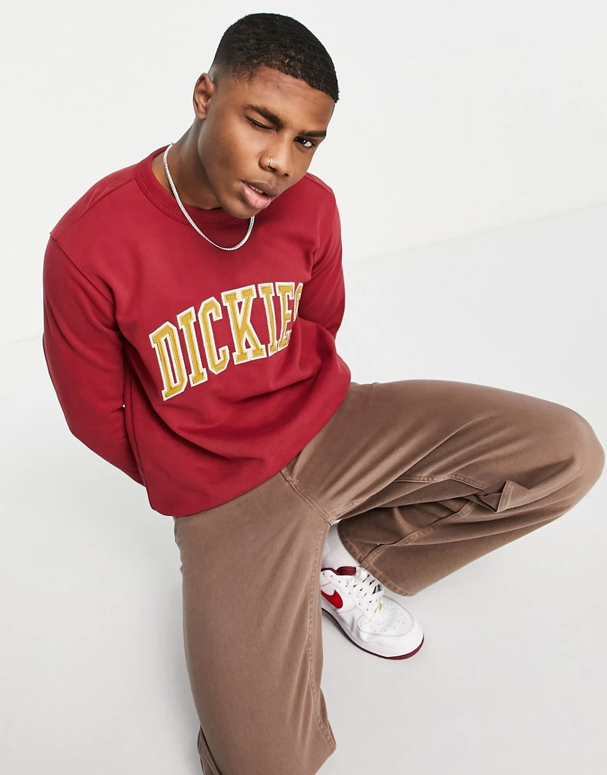 Dickies – Aitkin – Sweatshirt in Rot günstig online kaufen