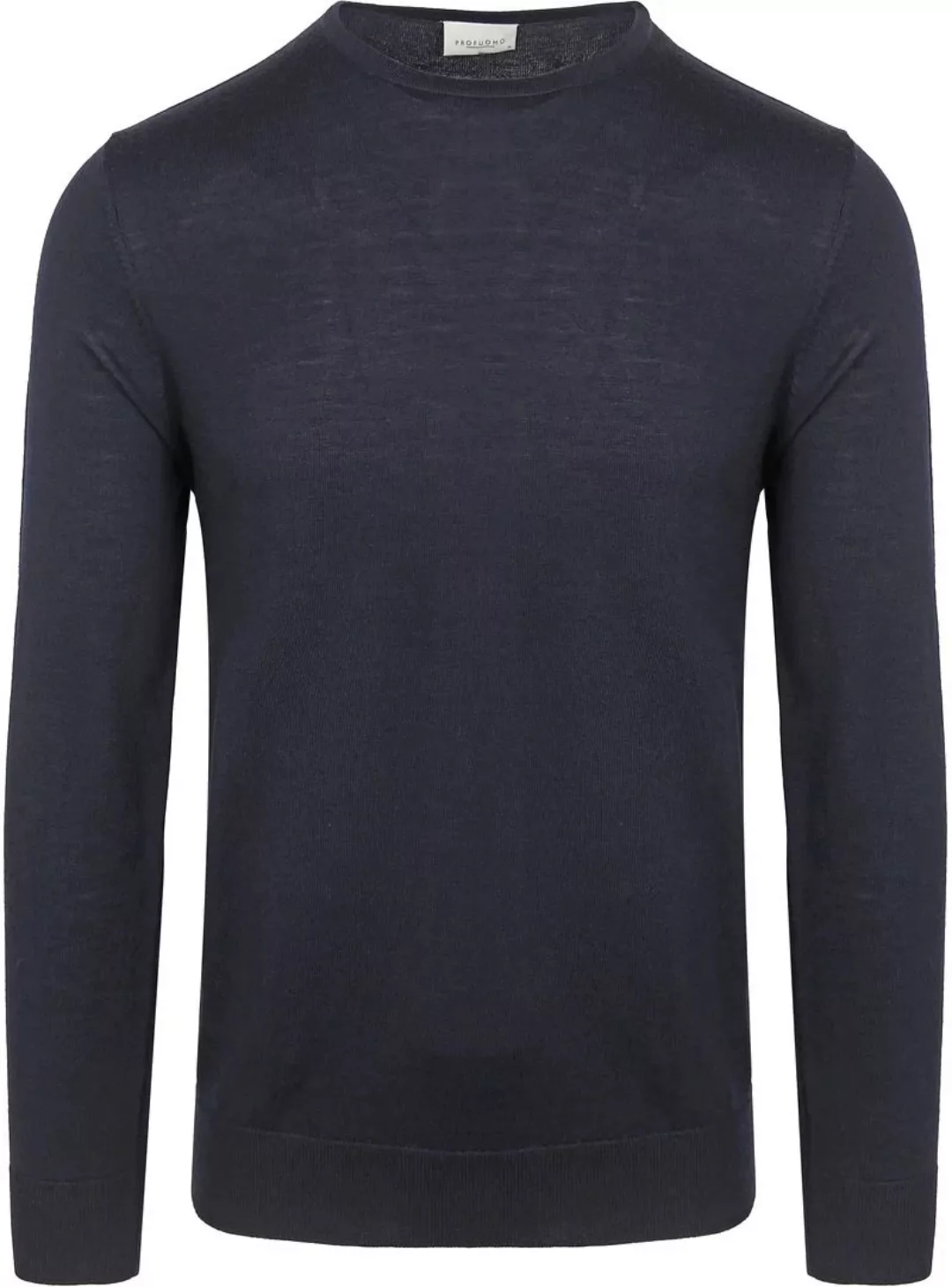 Profuomo Pullover Merinowolle Navy - Größe L günstig online kaufen