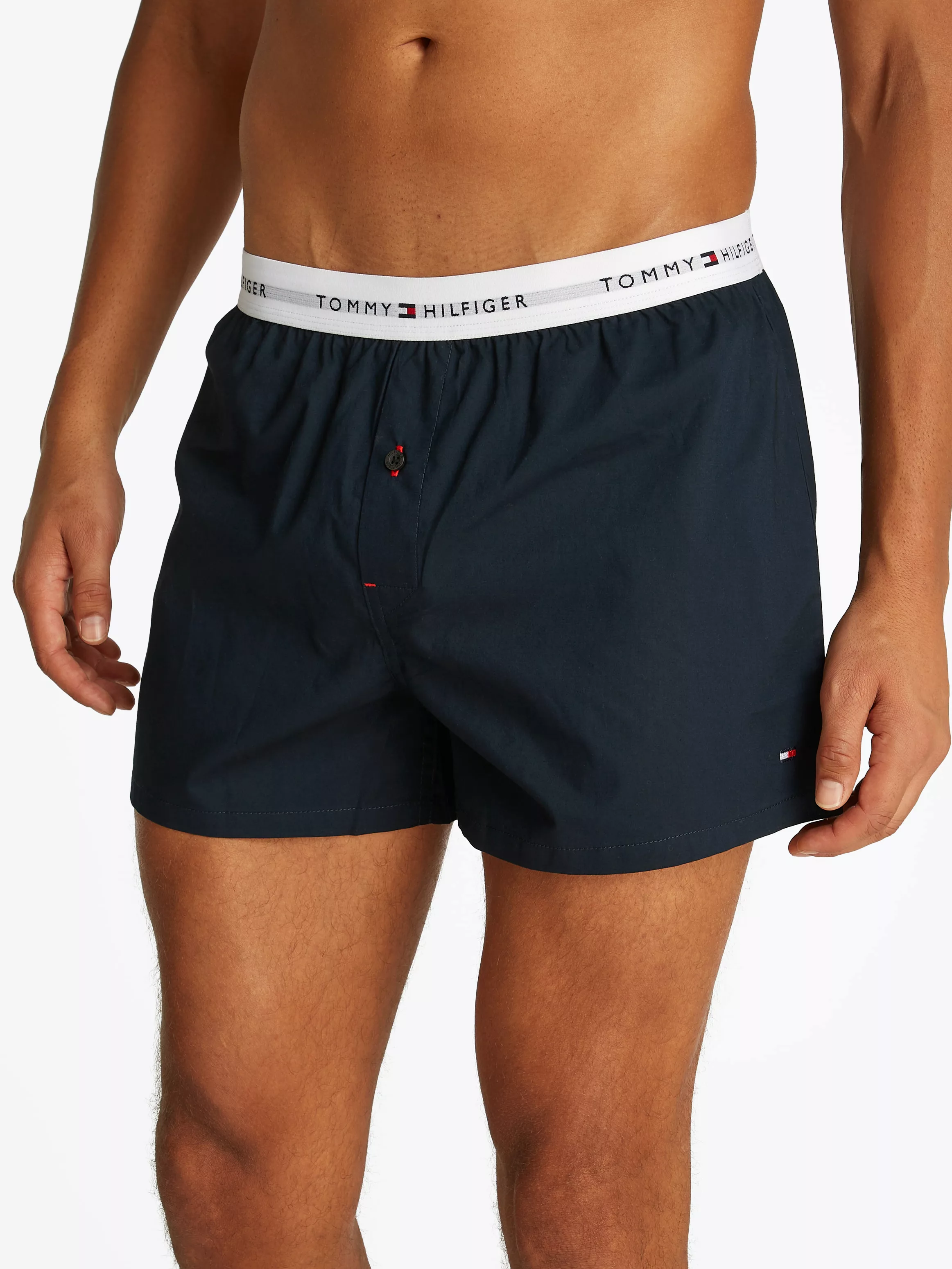 Tommy Hilfiger 2-er Set Boxershorts Blau & Kariert günstig online kaufen