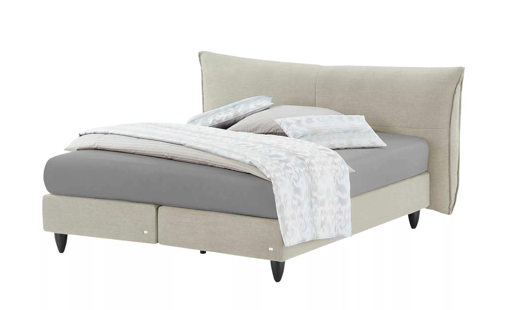 RUF Boxspringbett  Senta K - beige - 190 cm - 114 cm - Betten > Boxspringbe günstig online kaufen