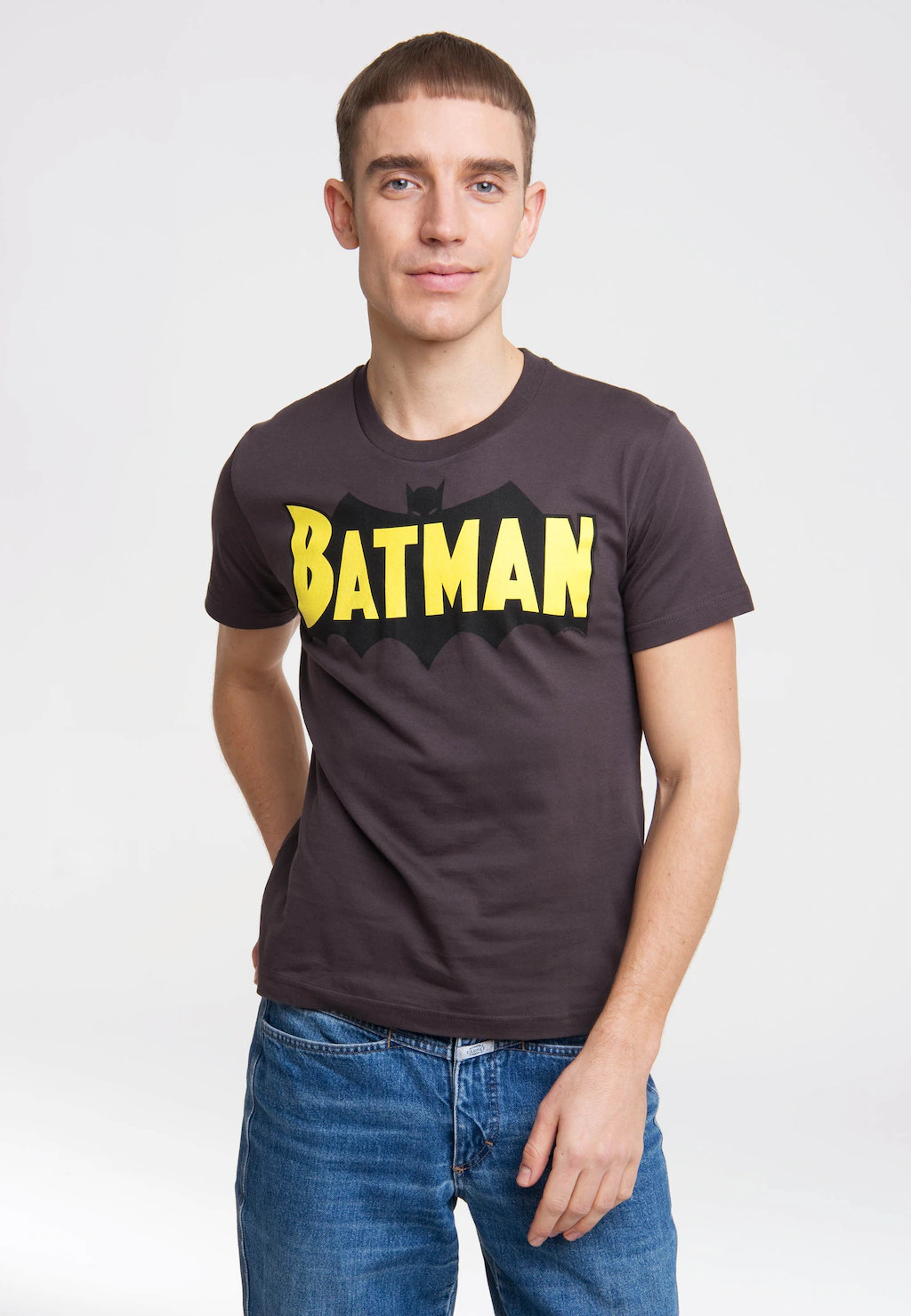 LOGOSHIRT T-Shirt "BATMAN - WINGS", mit coolem Superhelden-Logo günstig online kaufen