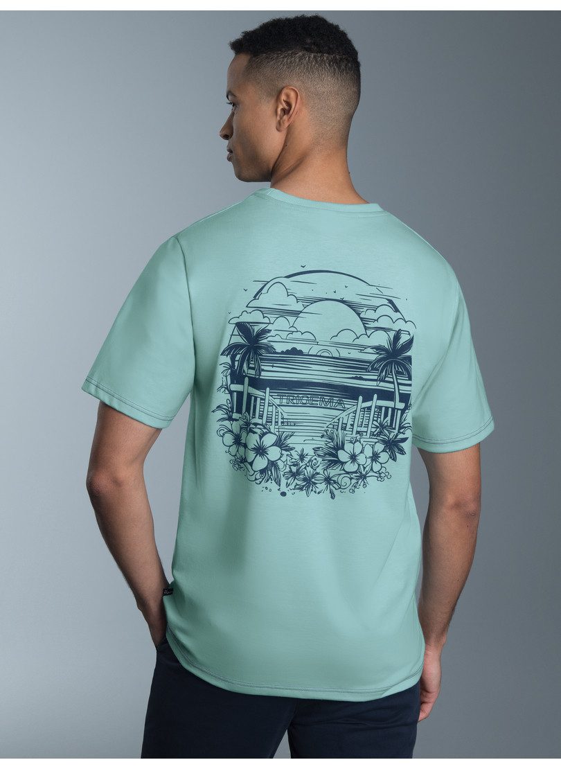 Trigema T-Shirt TRIGEMA T-Shirt mit großem günstig online kaufen