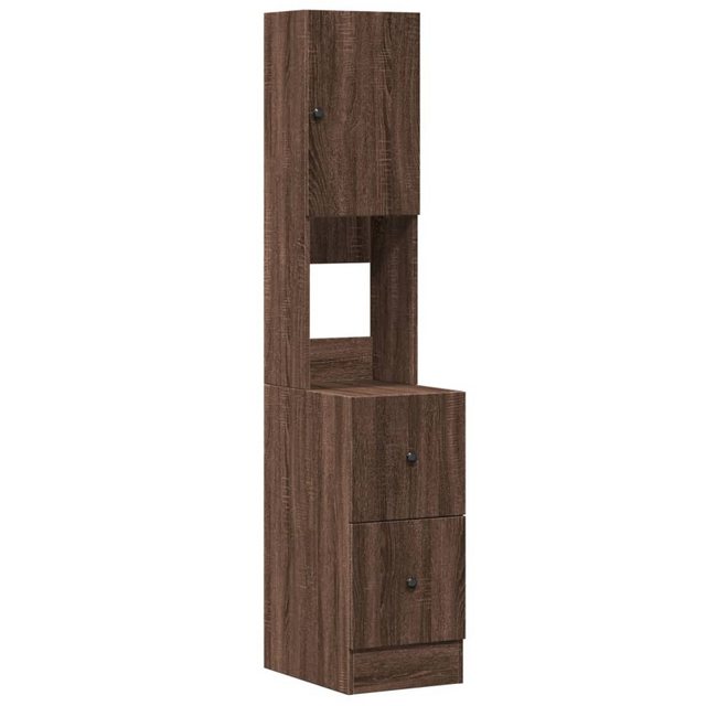 vidaXL Schrankmodule Küchenschrank Braun Eichen-Optik 35x50x180 cm Holzwerk günstig online kaufen