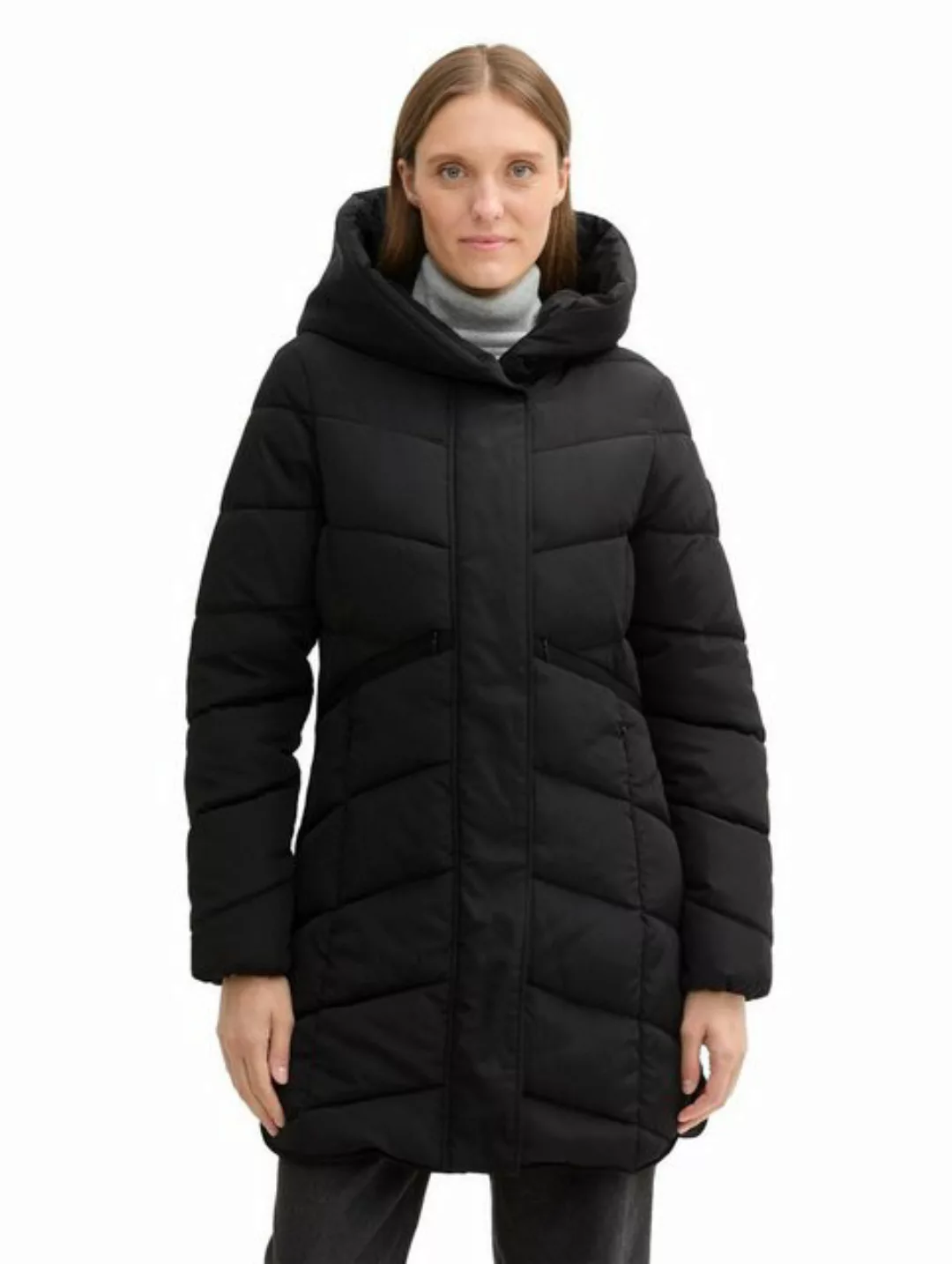 TOM TAILOR Outdoorjacke winter puffer coat, deep black günstig online kaufen