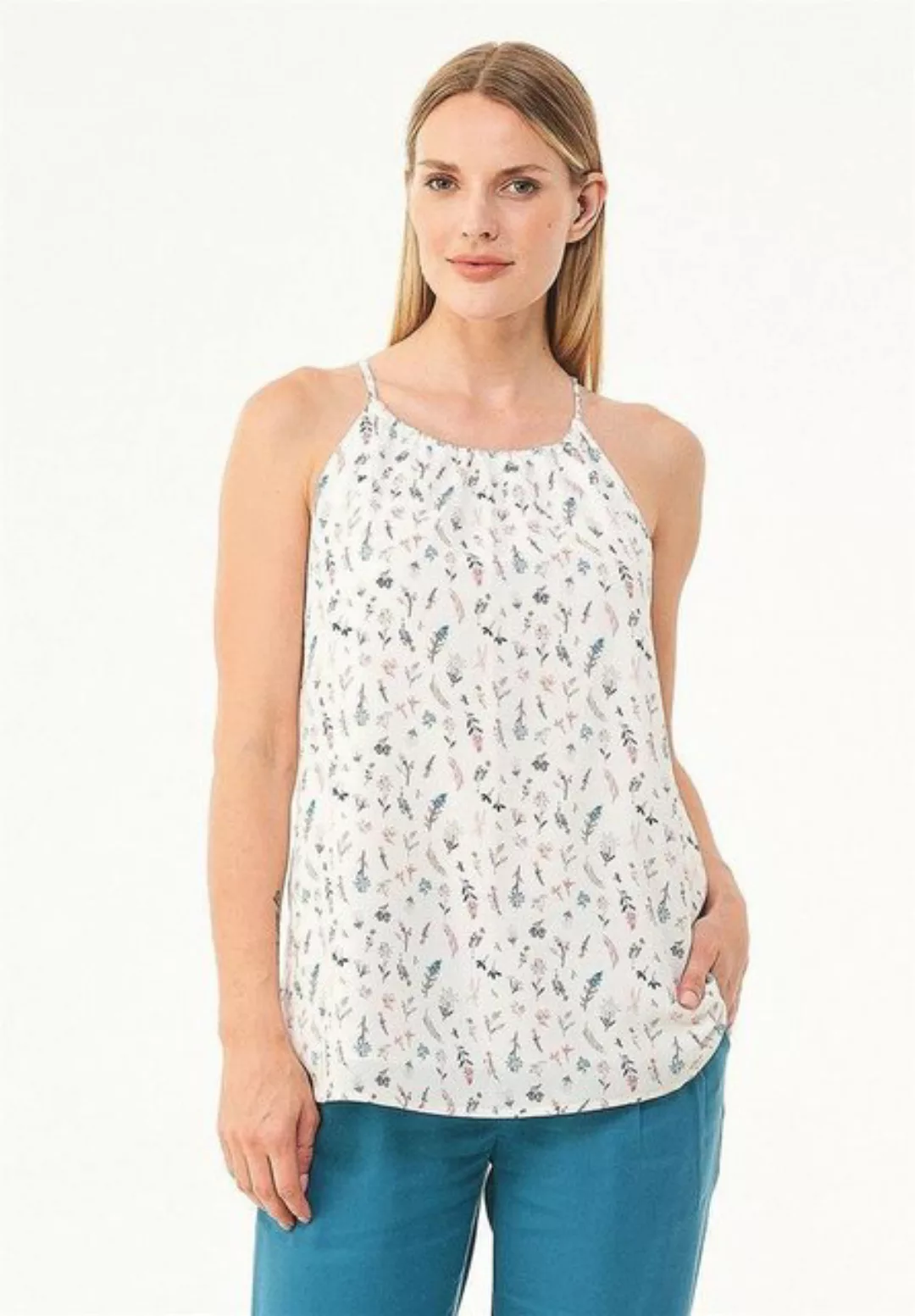 ORGANICATION 2-in-1-Top Women's All-Over Printed Top in Flower Print günstig online kaufen