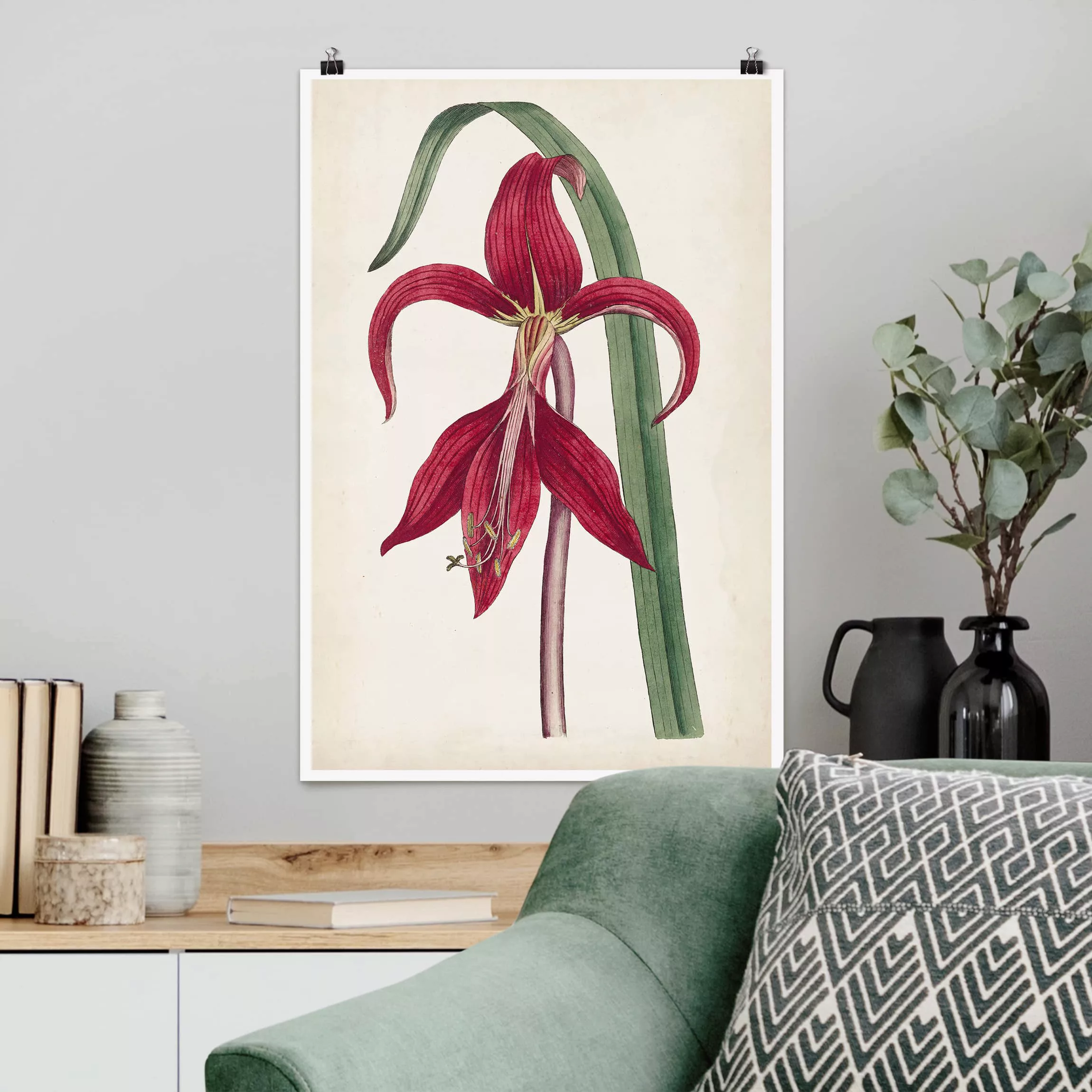 Poster Blumen - Hochformat Gartenschönheit I günstig online kaufen