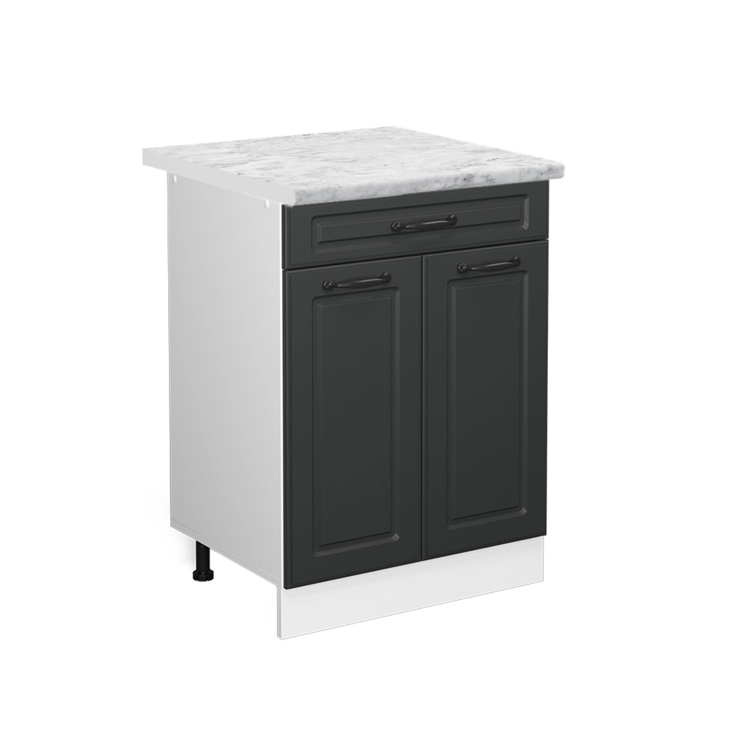 Vicco Unterschrank R-Line, Anthrazit Landhaus/Weiß, 60 günstig online kaufen