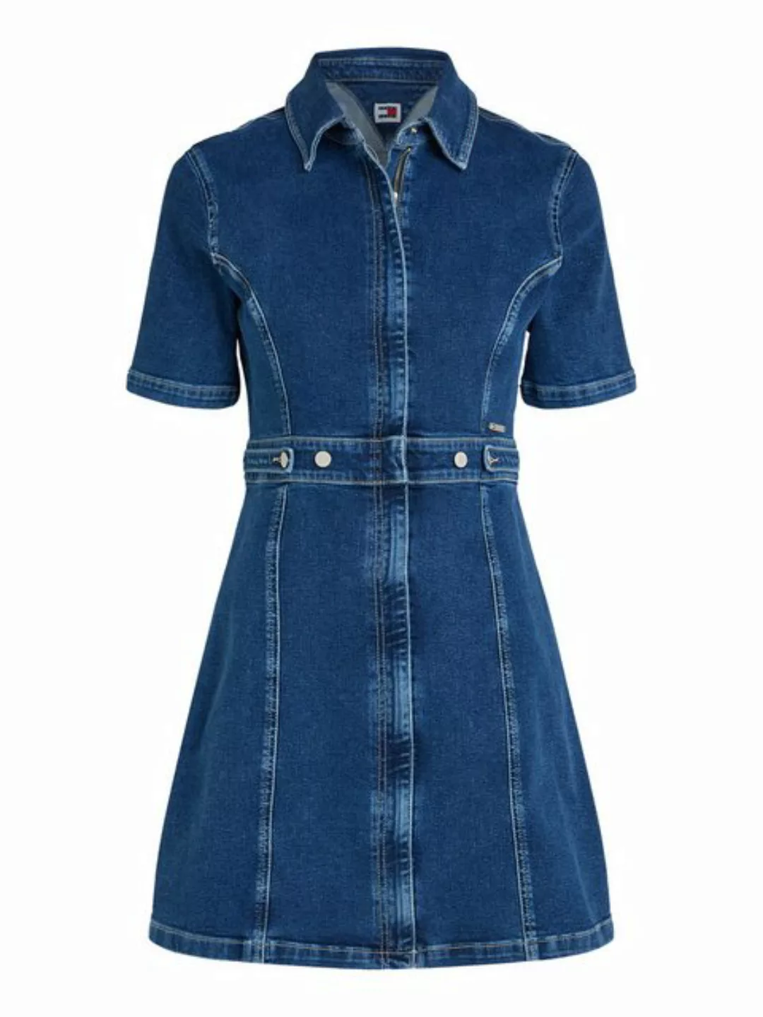 Tommy Jeans Blusenkleid FLARED SS DRESS CH4253 in modischer Flared Form günstig online kaufen