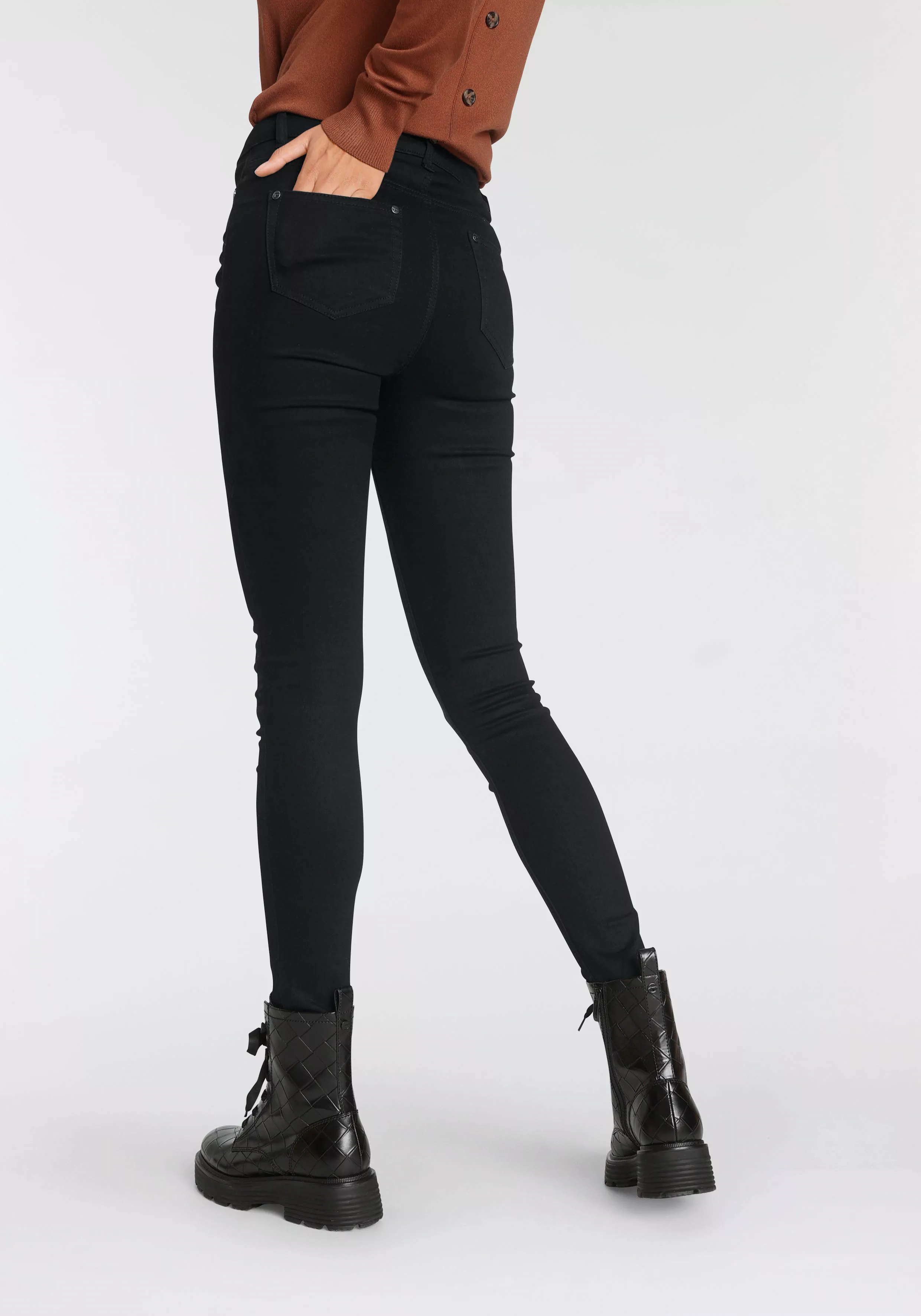Tamaris High-waist-Jeans im Five-Pocket-Style günstig online kaufen