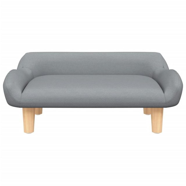 vidaXL Kindersofa Kindersofa Hellgrau 70x40x24 cm Stoff Kindercouch Kinderm günstig online kaufen