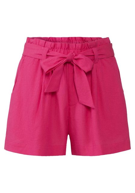 LASCANA Shorts (mit Bindegürtel) im Paperbag-Stil aus Leinenmix günstig online kaufen