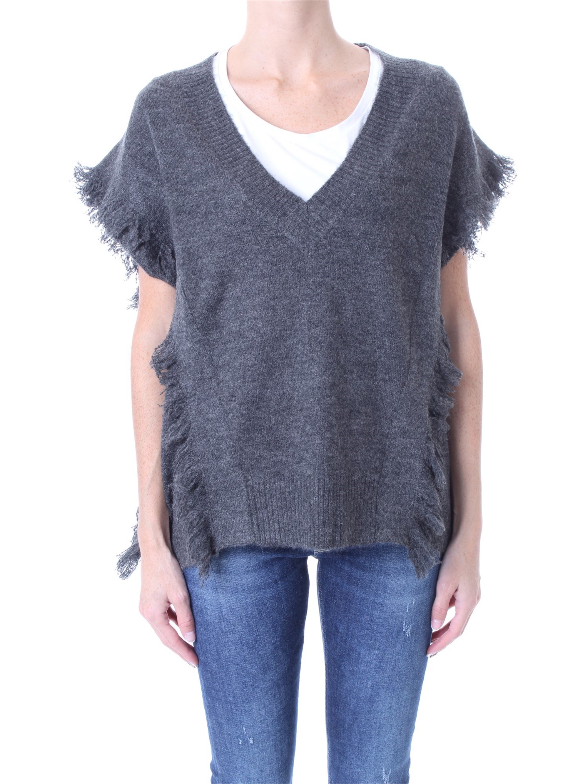 LIU JO Sweatshirt Damen grau lana acrilico günstig online kaufen