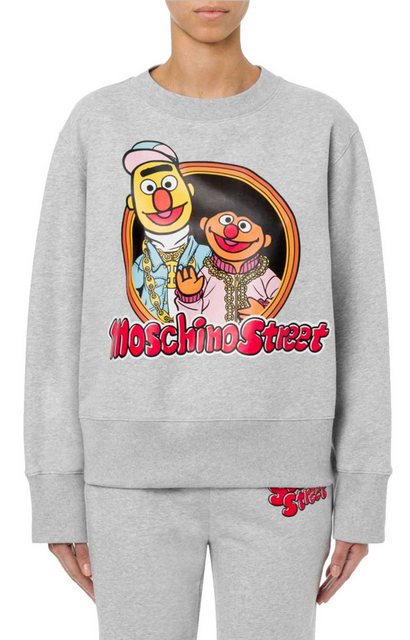Moschino Sweatshirt X SESAME STREET Bert & Ernie Sweatshirt Sweater Pulli P günstig online kaufen
