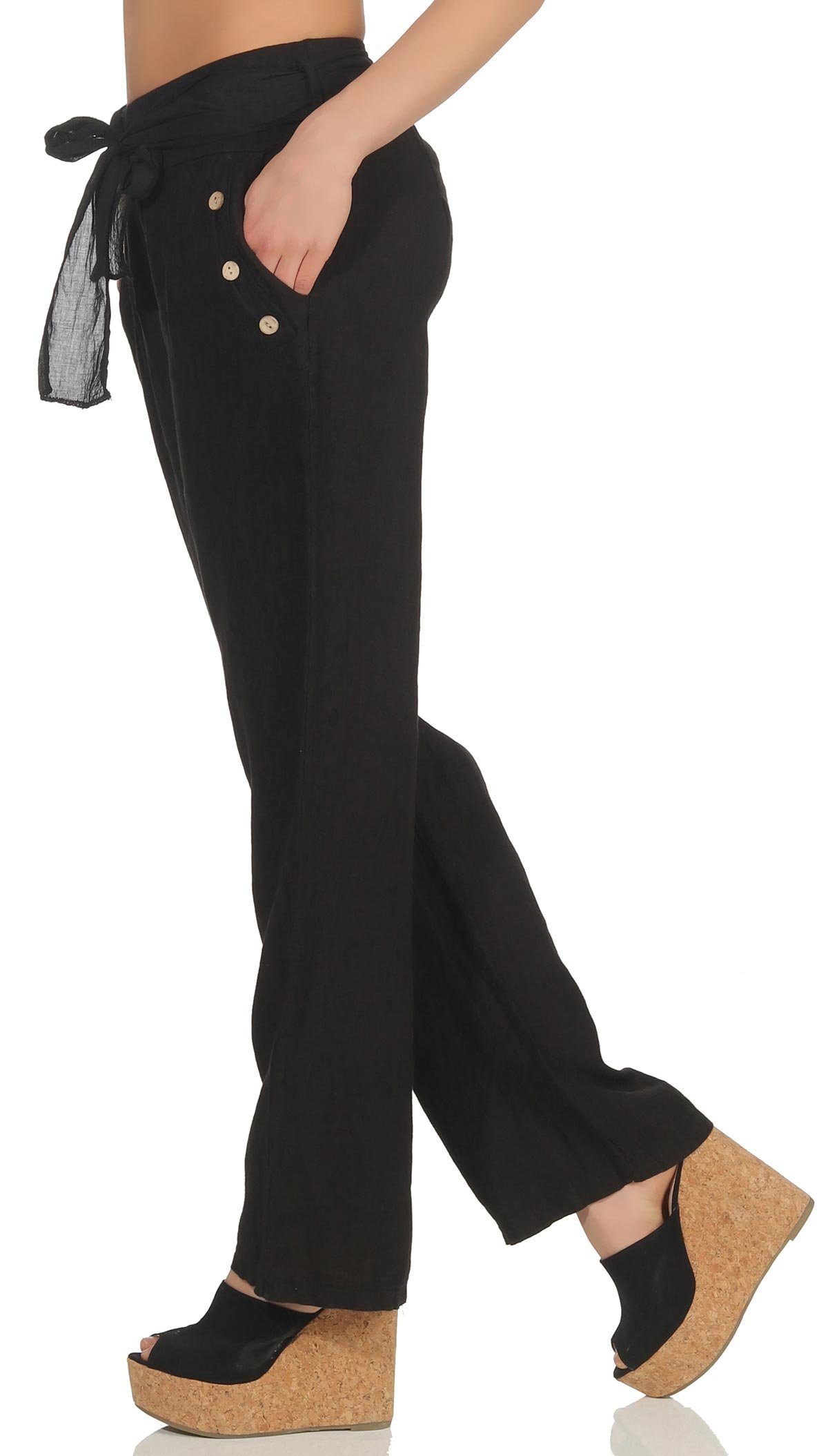 malito more than fashion Leinenhose 8174 günstig online kaufen