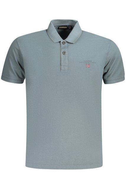 Napapijri Poloshirt Herren Kurzarm-Poloshirt Grau - Regular Fit mit günstig online kaufen