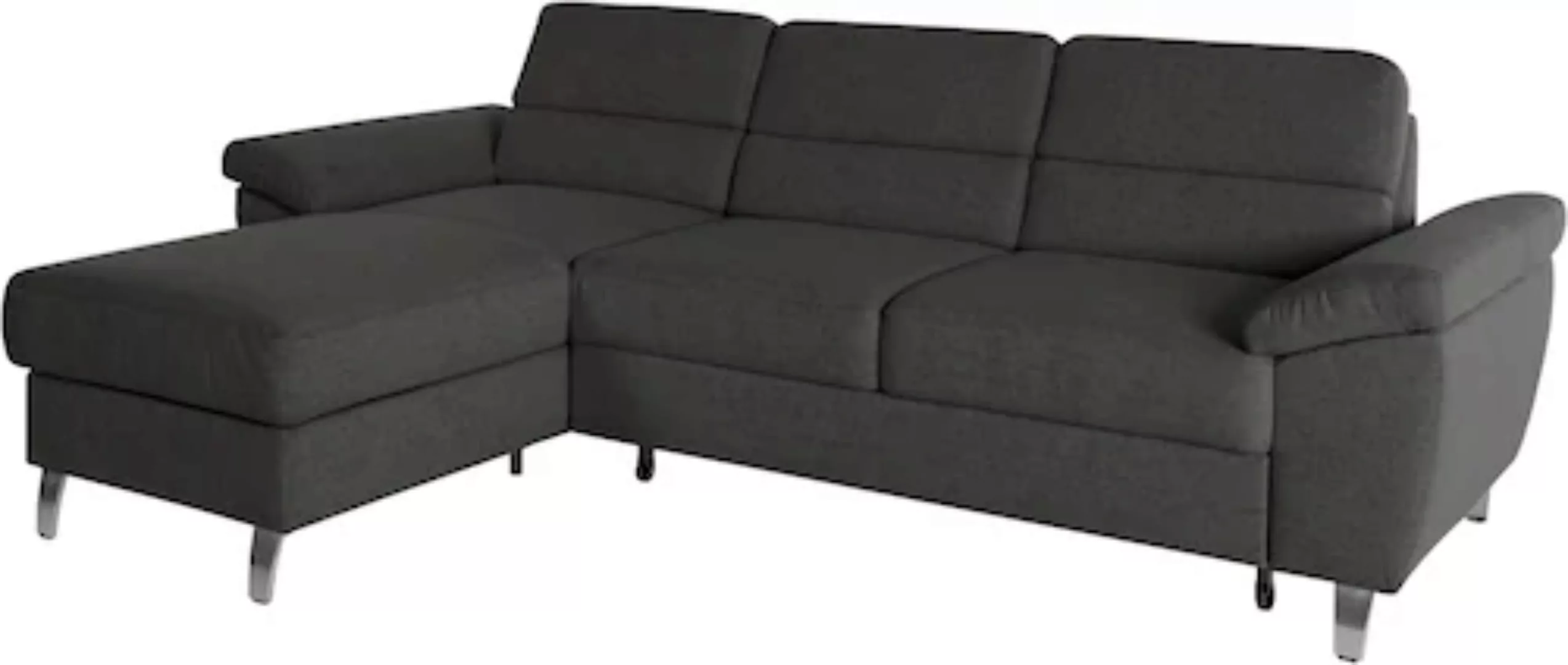 sit&more Ecksofa »Sorano L-Form«, wahlweise mit Bettfunktion und Bettkasten günstig online kaufen