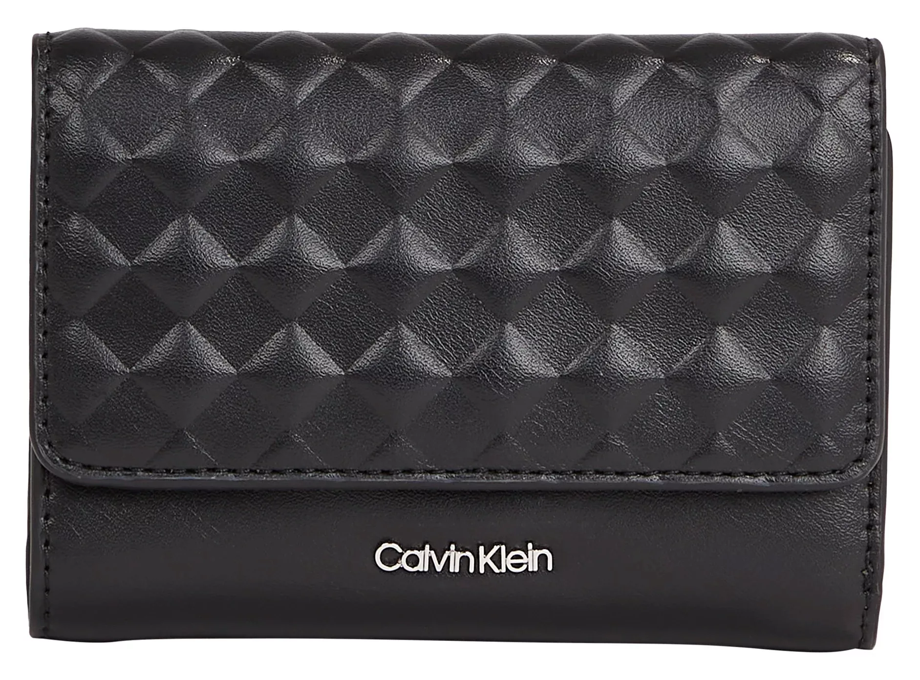 Calvin Klein Geldbörse "CALVIN MINI QUILT SMALL TRIFOLD", Geldbeutel Portem günstig online kaufen