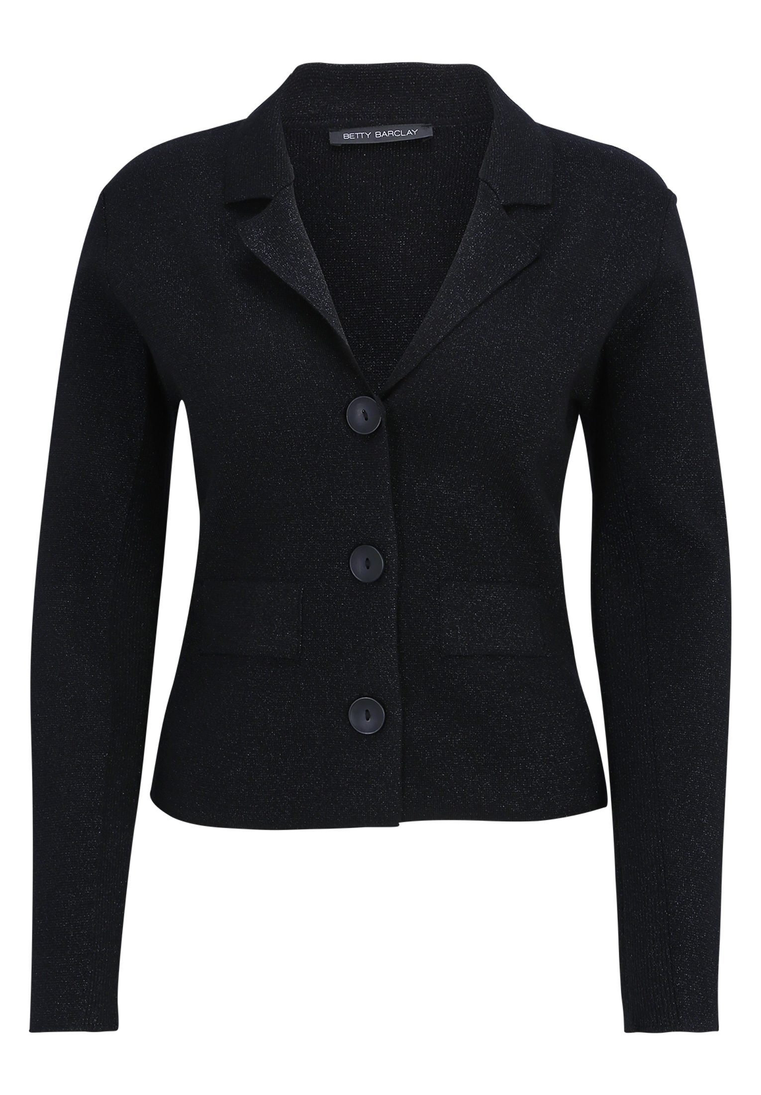 Betty Barclay Strickjacke "Betty Barclay Strickblazer langarm", Glitzer günstig online kaufen