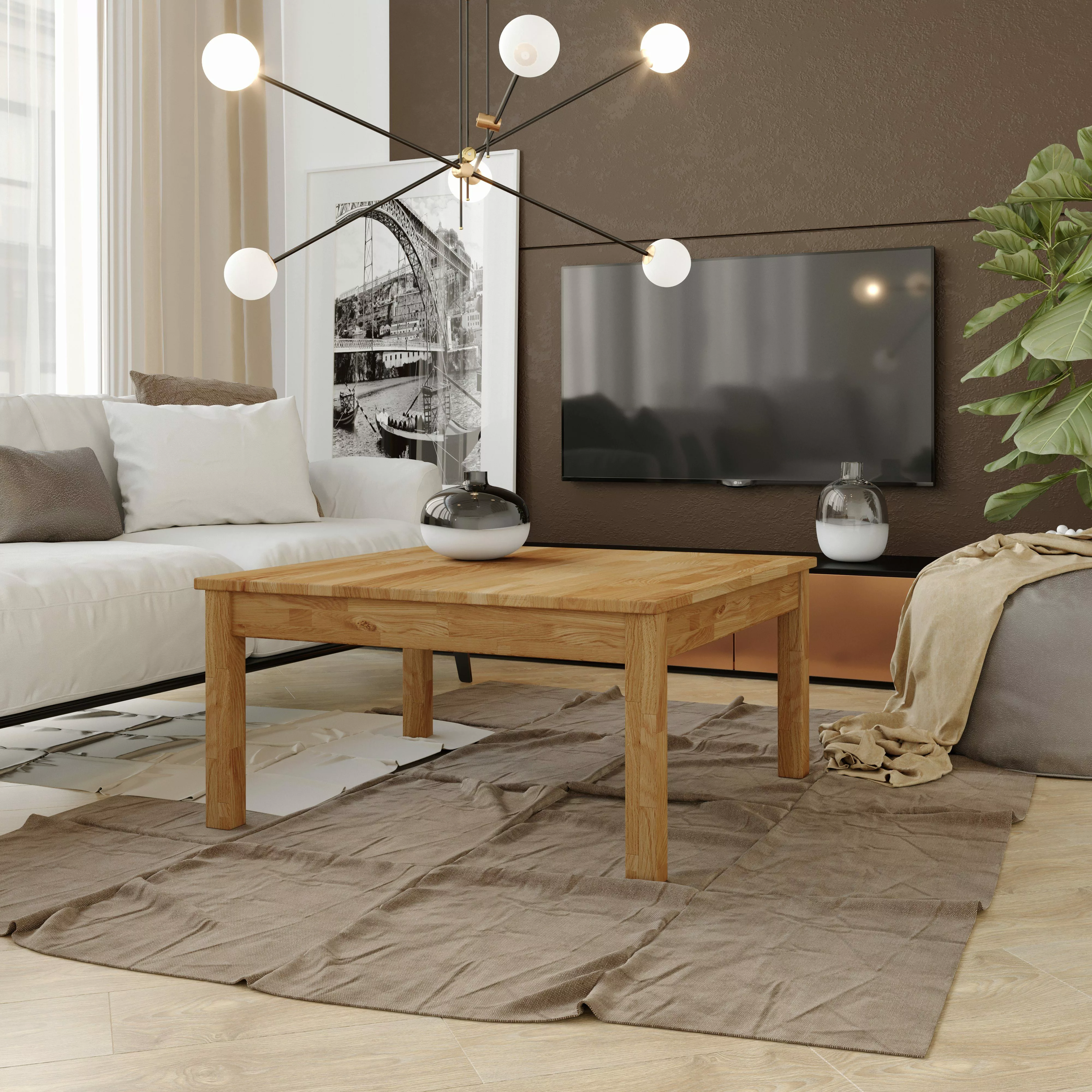 Krok Wood Couchtisch Tomas aus Massivholz günstig online kaufen