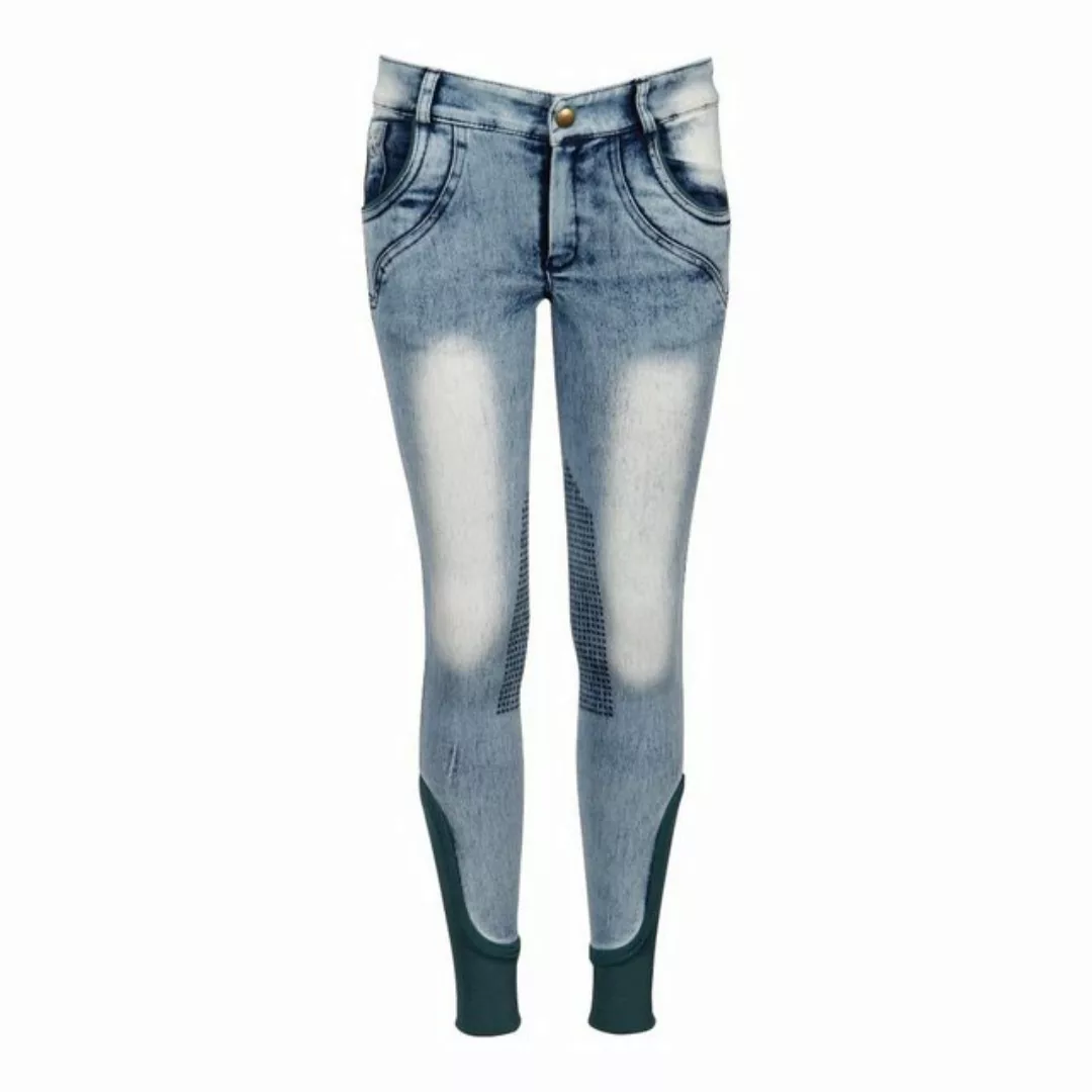 Harry's horse Reithose Reithose Denim Diva Sea Breeze Knie-Grip günstig online kaufen