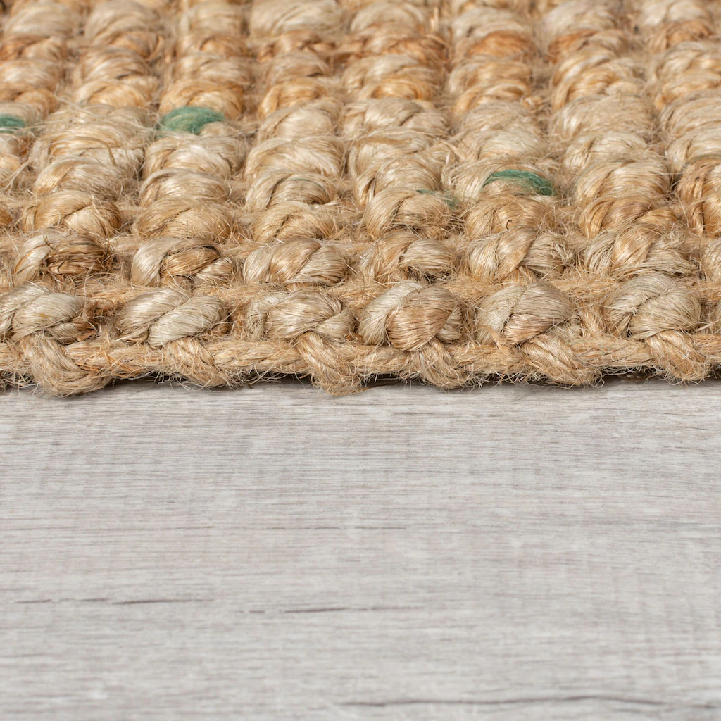 FLAIR RUGS Teppich »Jute Boucle«, rechteckig, 7 mm Höhe, aus 100% Jute, mit günstig online kaufen