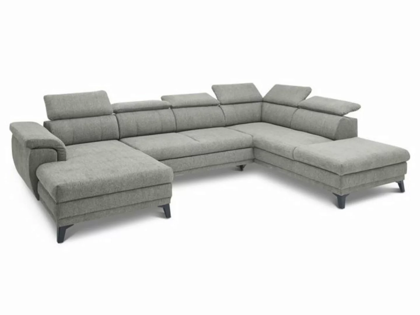 HARPER Polsterecke Polsterecke HARPER BELFAST U-F 175x231 cm silber Ecksofa günstig online kaufen