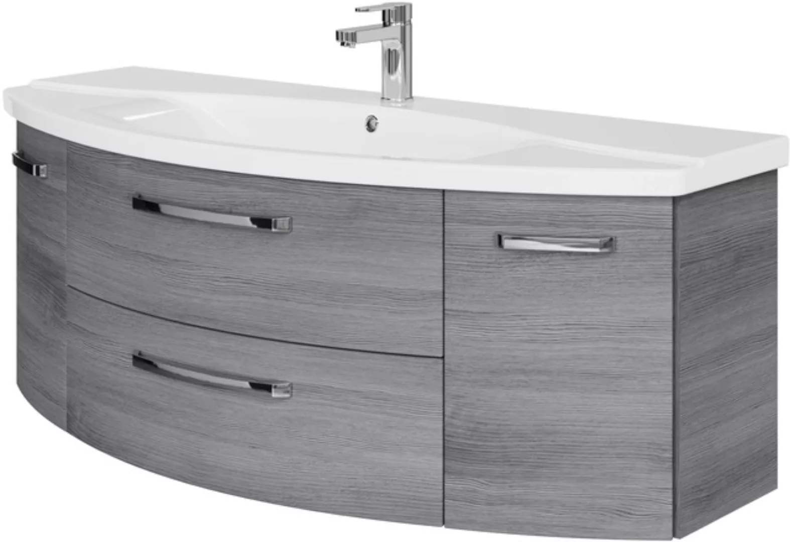 Saphir Waschtisch "Serie 4010 Keramik-Waschtisch mit Unterschrank, 144 cm b günstig online kaufen